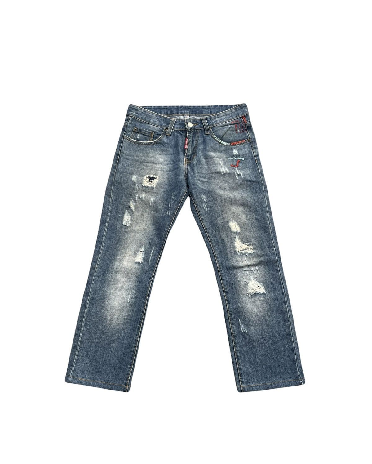 Dsquared2 Dsquared2 Custom Distressed Denim Size US 31 - 1 Thumbnail