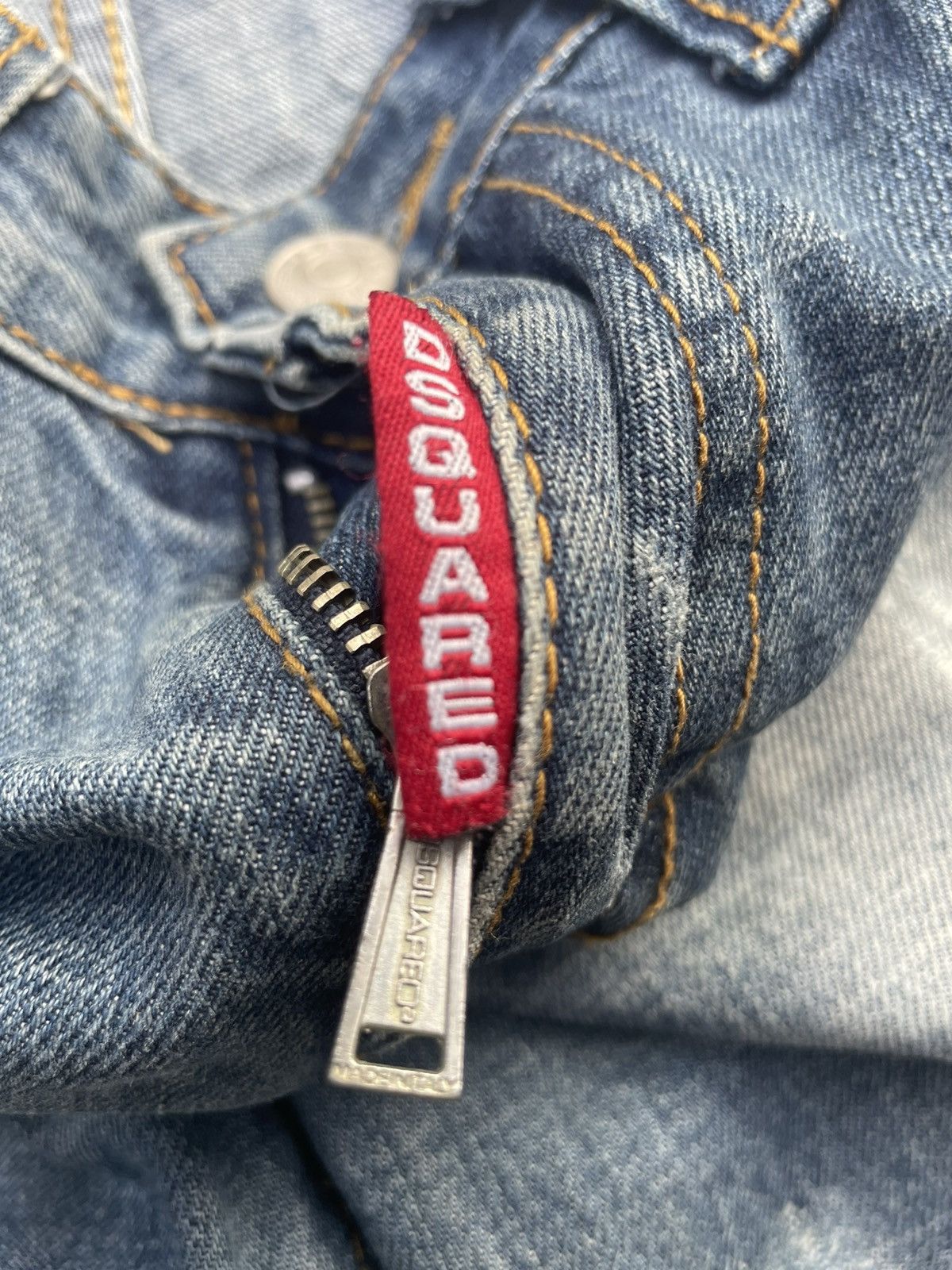Dsquared2 Dsquared2 Custom Distressed Denim Size US 31 - 13 Thumbnail