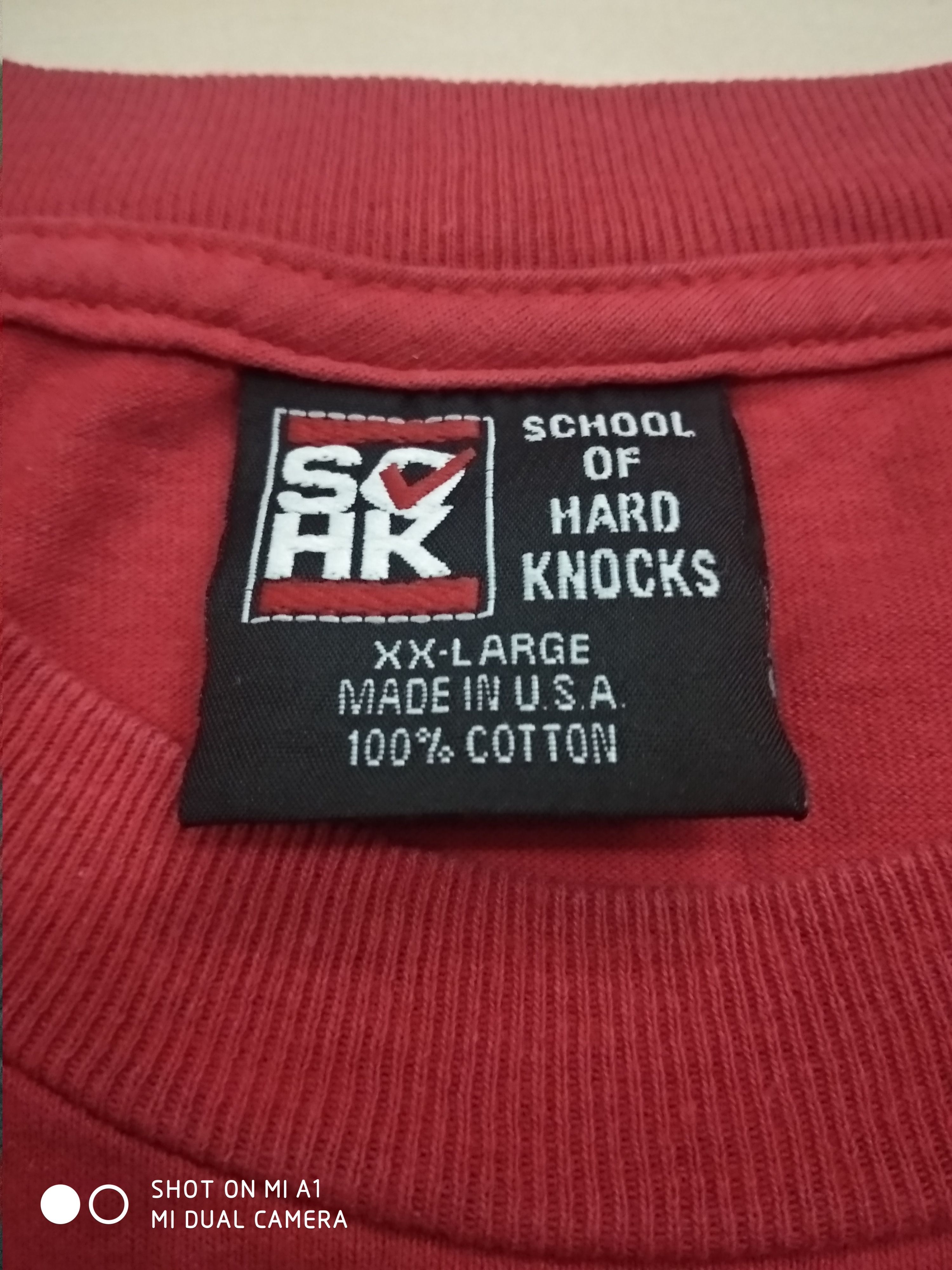 Rap Tees Vintage 90's Streetwear shirt School Of Hard Knocks Size US XXL / EU 58 / 5 - 5 Thumbnail