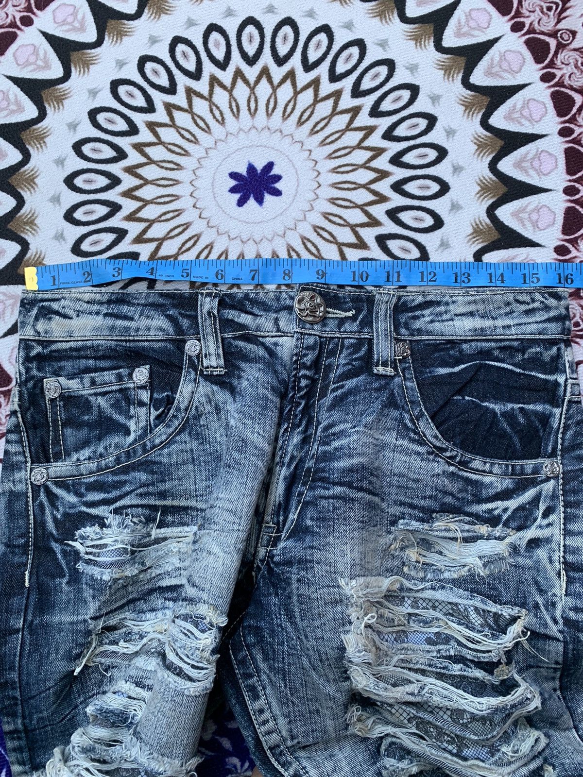 Japanese Brand Japanese Sky Bomber Custom Distressed Denim Size US 32 / EU 48 - 9 Thumbnail