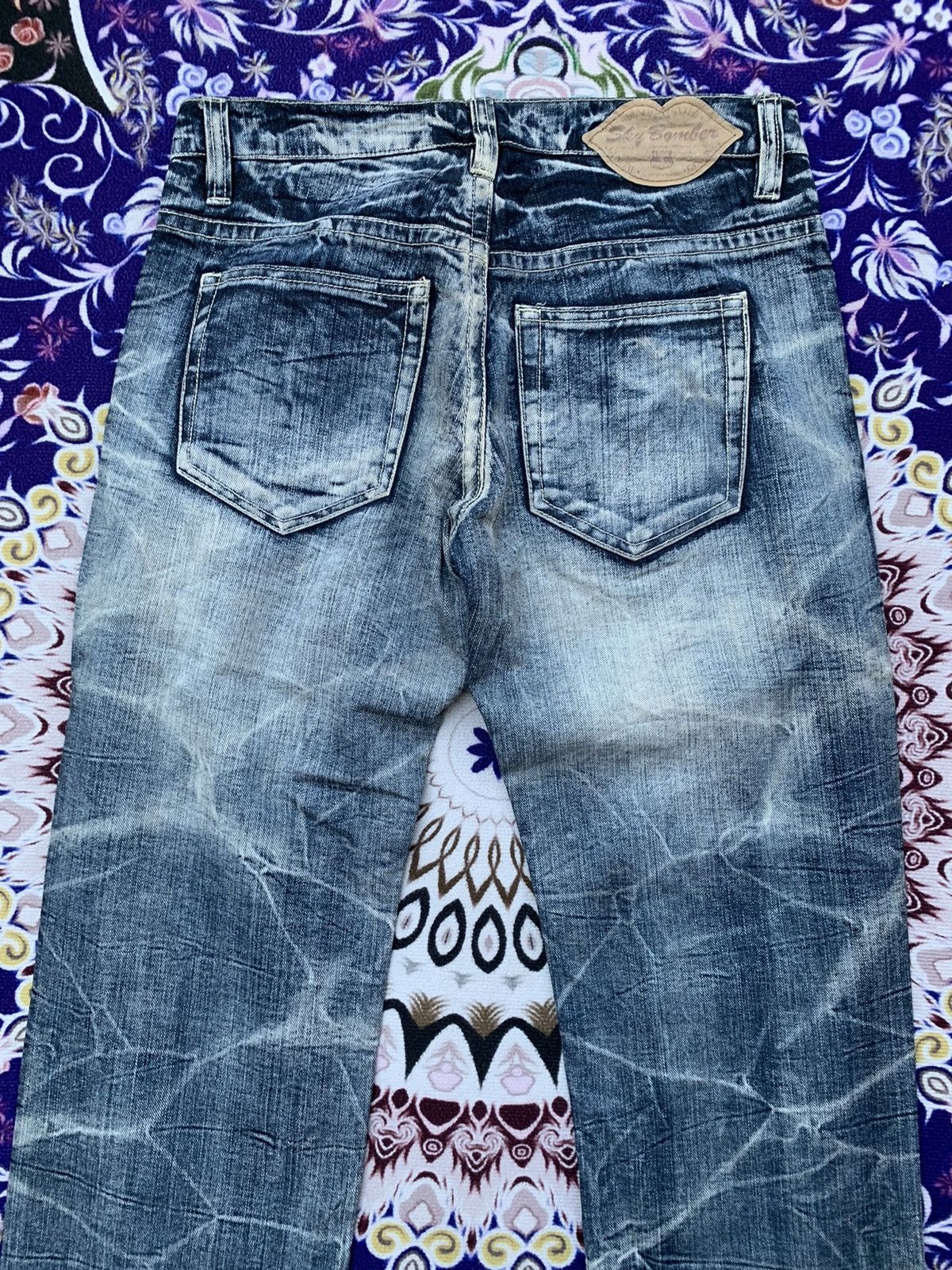Japanese Brand Japanese Sky Bomber Custom Distressed Denim Size US 32 / EU 48 - 7 Thumbnail