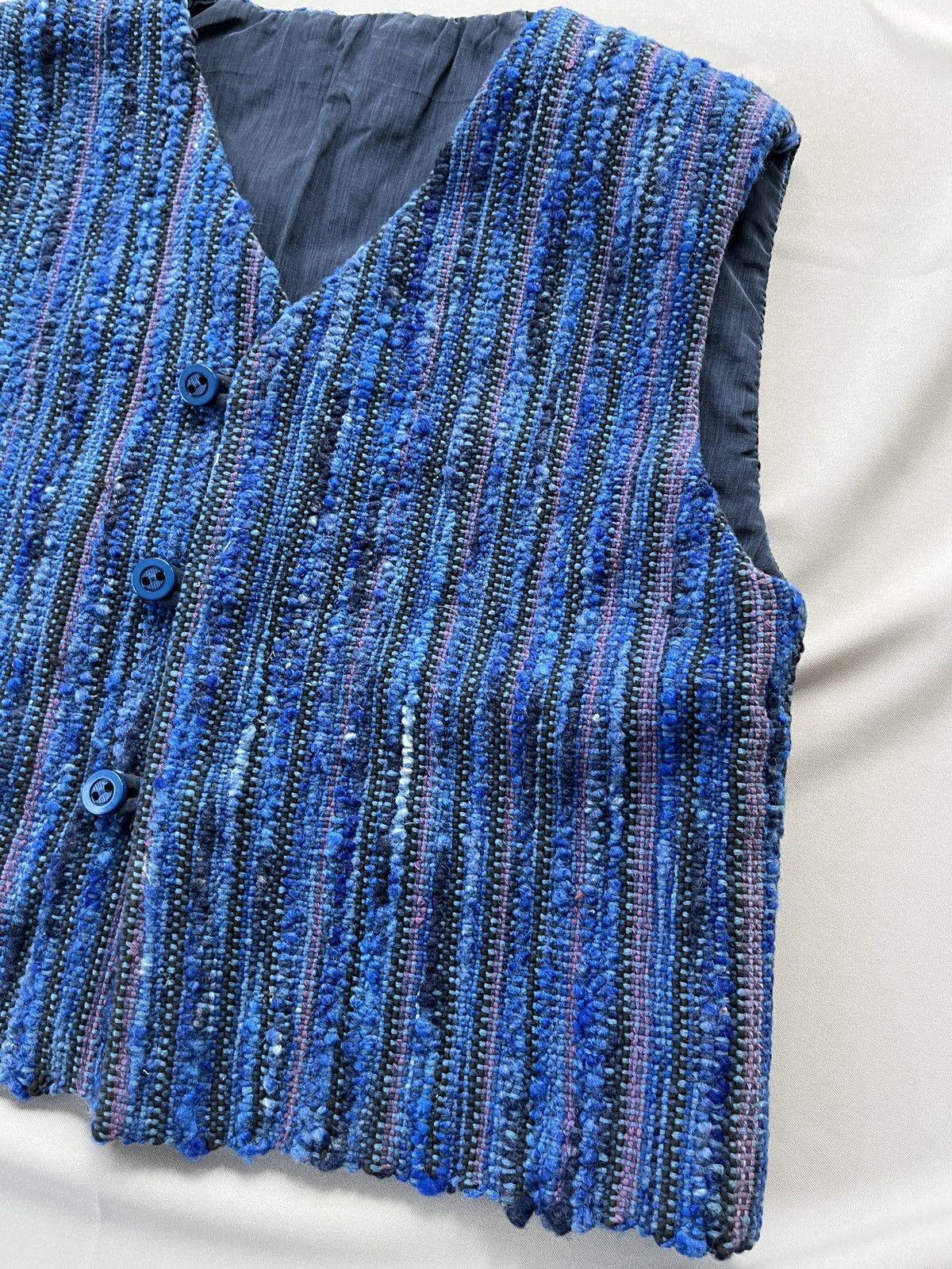 Japanese Brand Japanese Style Heavy Knitted Avant Garde Vest Size US M / EU 48-50 / 2 - 8 Thumbnail