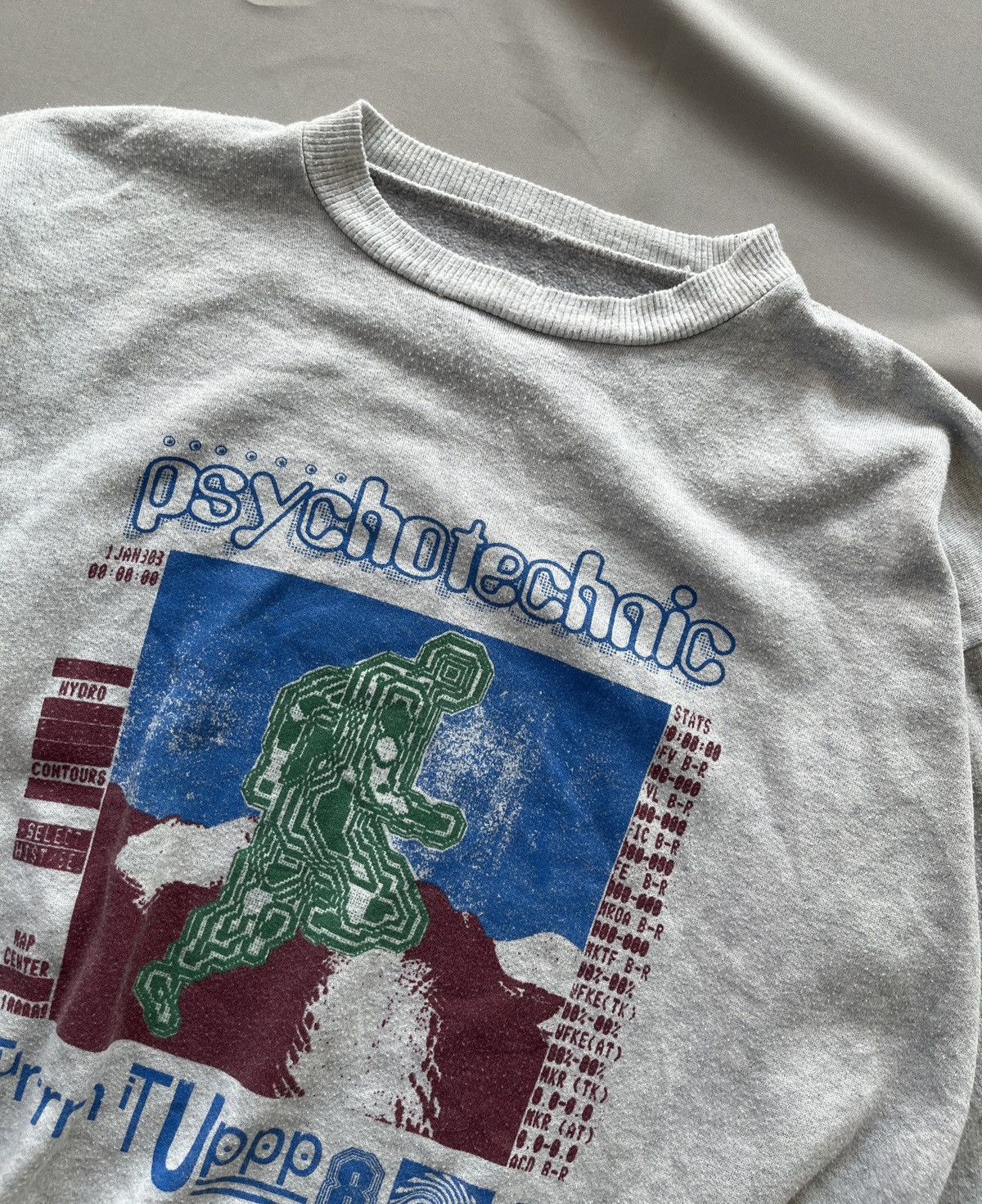 Psychworld 1988 Psychotechnic Vintage Avant Garde Sweatshirt Size US XL / EU 56 / 4 - 6 Thumbnail