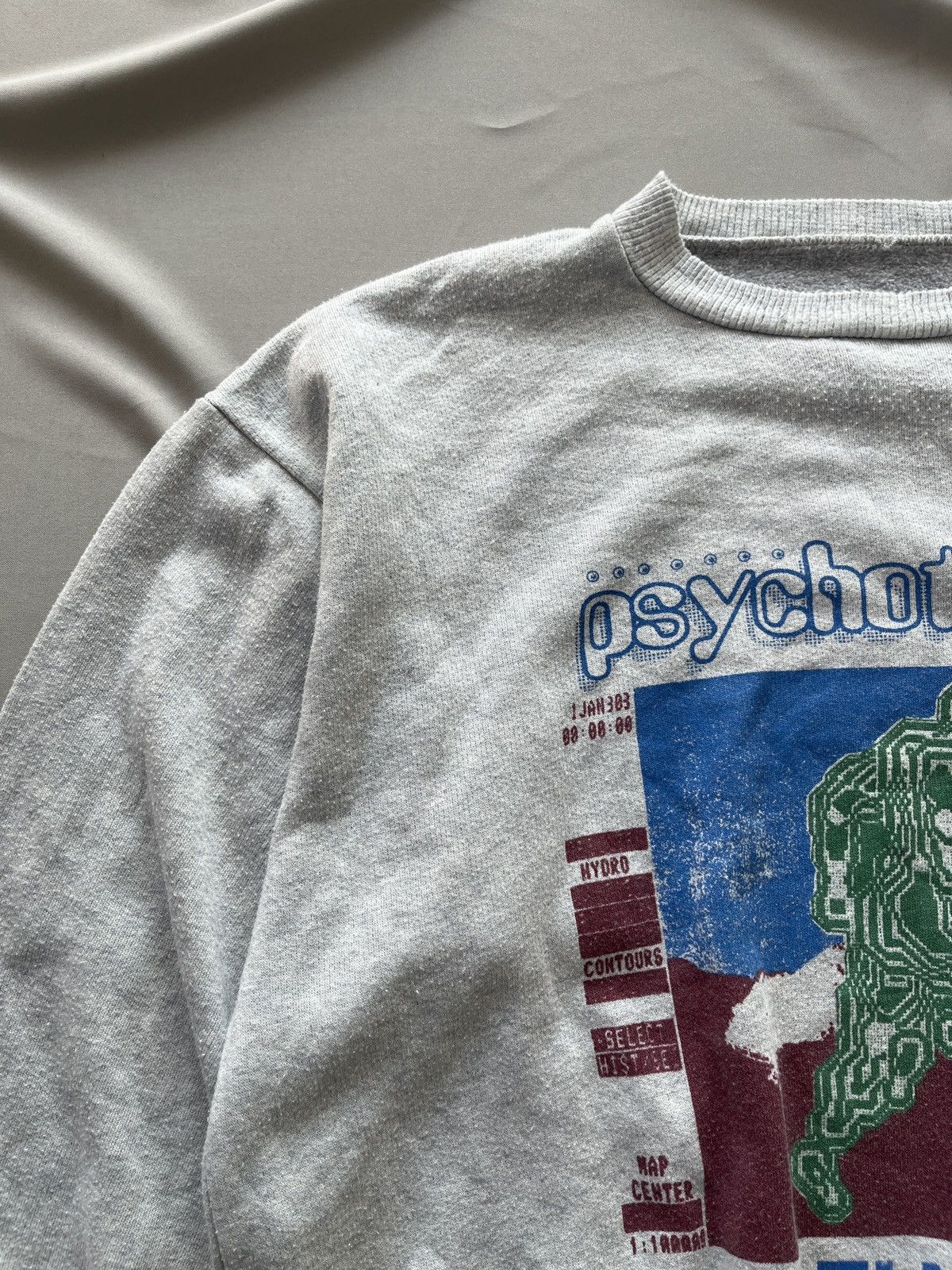 Psychworld 1988 Psychotechnic Vintage Avant Garde Sweatshirt Size US XL / EU 56 / 4 - 9 Thumbnail