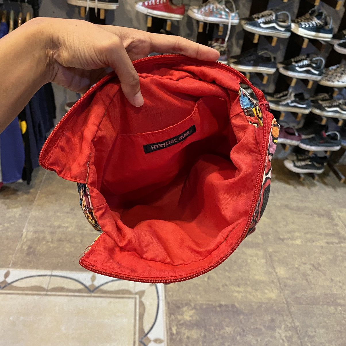 Hysteric Glamour × Japanese Brand RARE‼️Hysteric Glamour Mini Bag Full Print 2 Way Size ONE SIZE - 5 Thumbnail