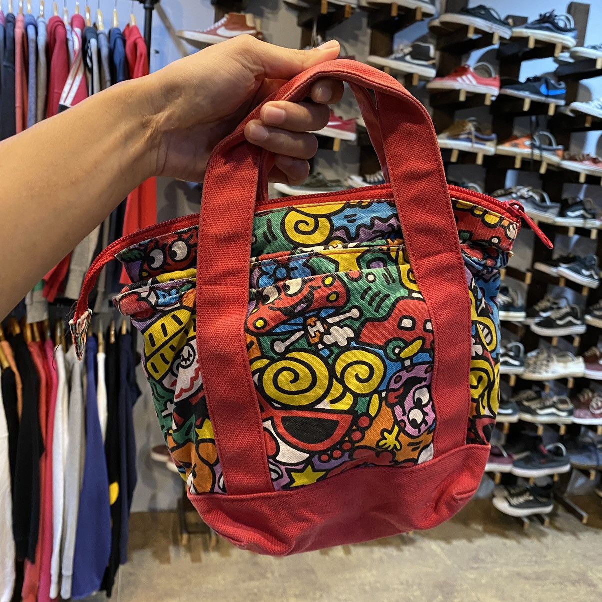 Hysteric Glamour × Japanese Brand RARE‼️Hysteric Glamour Mini Bag Full Print 2 Way Size ONE SIZE - 2 Thumbnail