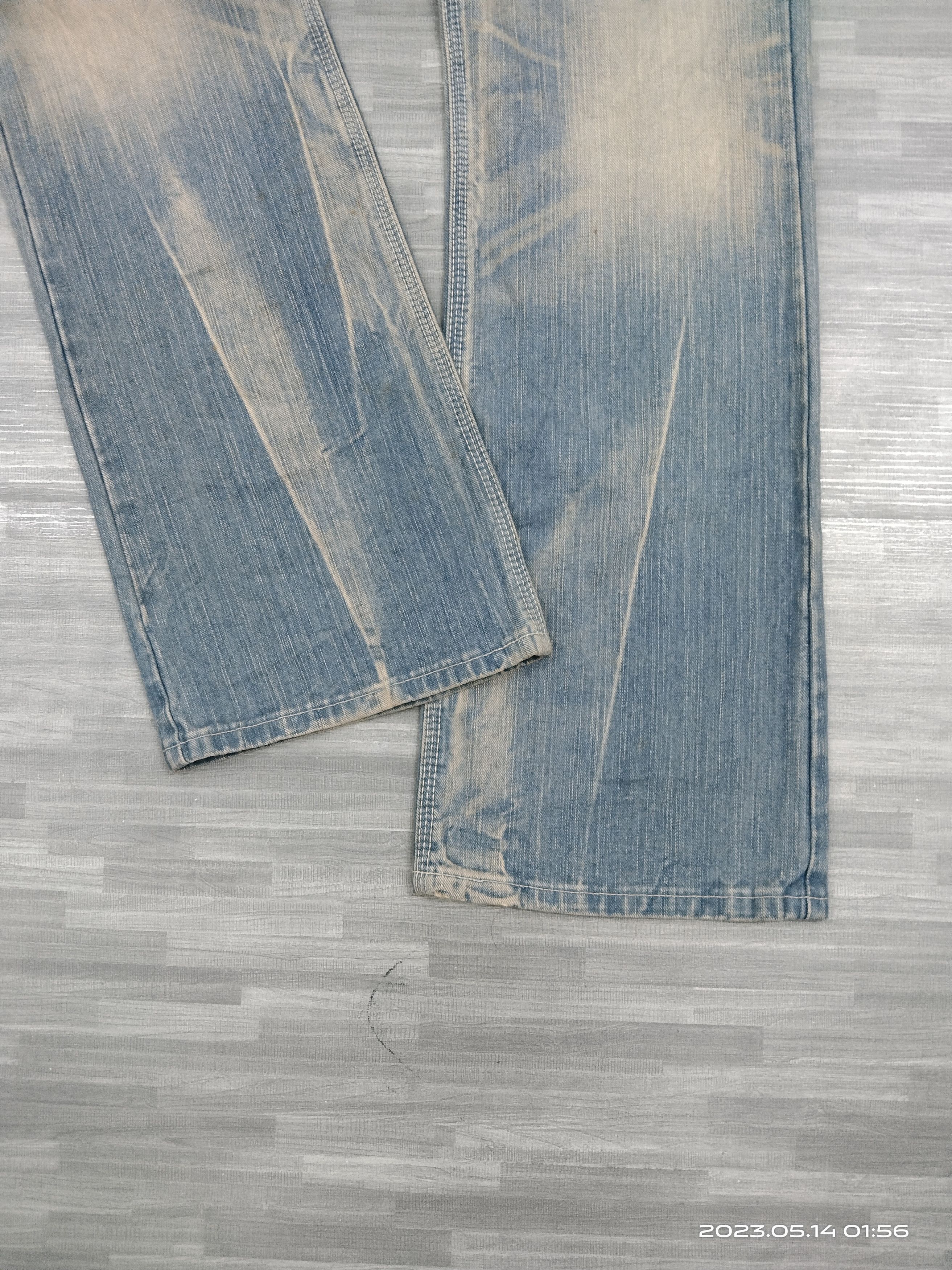 Vintage FLARE SICK PACTH EDWIN DENIM PANTS Size US 32 / EU 48 - 7 Thumbnail