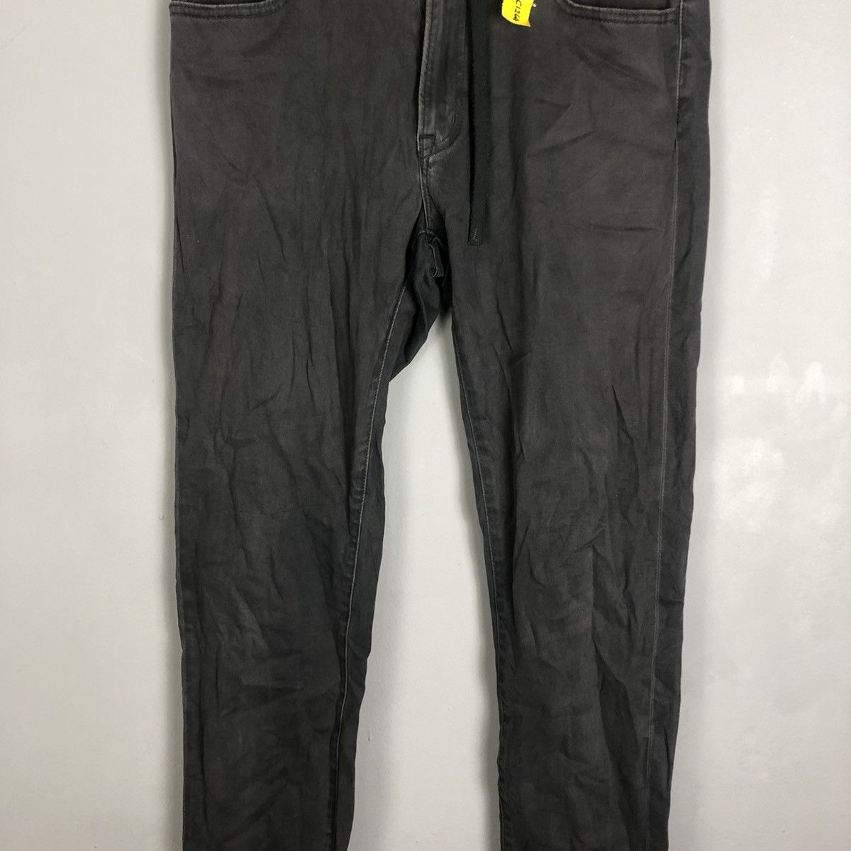 Uniqlo DLL Uniqlo Black faded vintage Casual Pants #C1264 Size US 32 / EU 48 - 4 Thumbnail