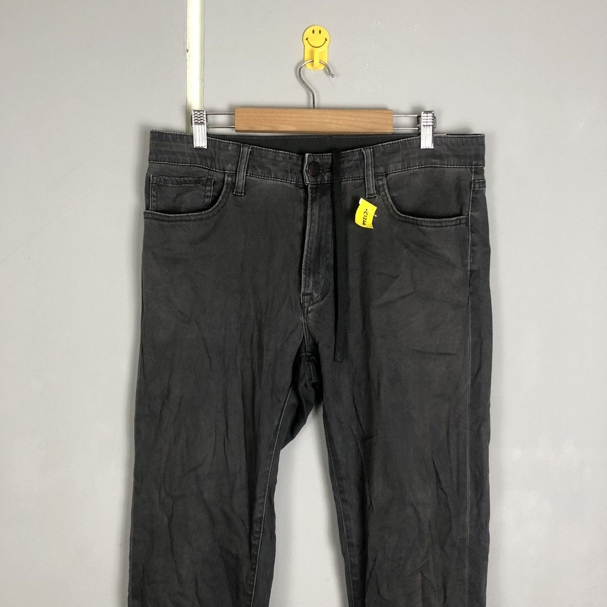 Uniqlo DLL Uniqlo Black faded vintage Casual Pants #C1264 Size US 32 / EU 48 - 2 Thumbnail