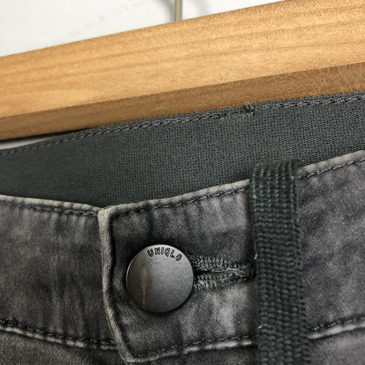 Uniqlo DLL Uniqlo Black faded vintage Casual Pants #C1264 Size US 32 / EU 48 - 6 Thumbnail