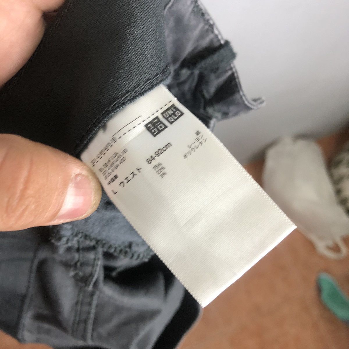 Uniqlo DLL Uniqlo Black faded vintage Casual Pants #C1264 Size US 32 / EU 48 - 12 Thumbnail