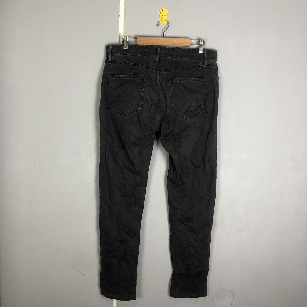 Uniqlo DLL Uniqlo Black faded vintage Casual Pants #C1264 Size US 32 / EU 48 - 8 Thumbnail