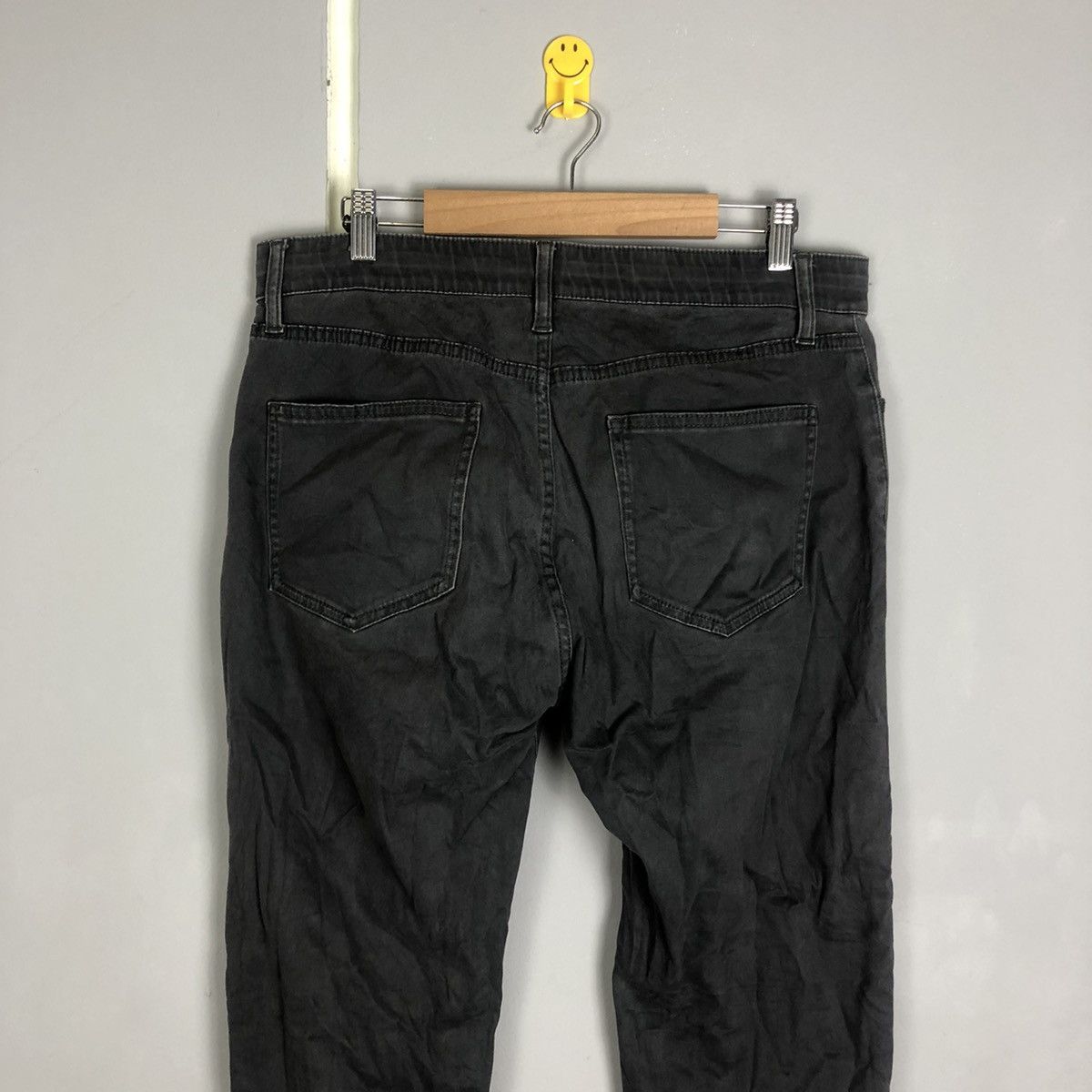 Uniqlo DLL Uniqlo Black faded vintage Casual Pants #C1264 Size US 32 / EU 48 - 9 Thumbnail
