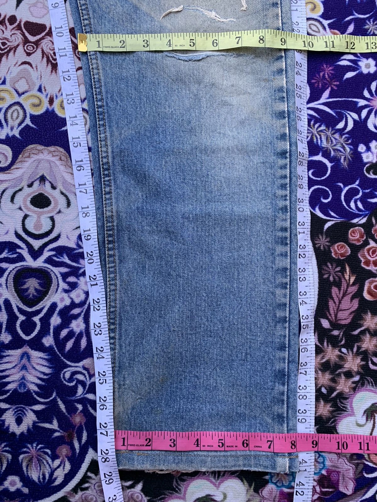 Hugo Boss Hugo Boss Distressed Denim Size US 33 - 14 Thumbnail