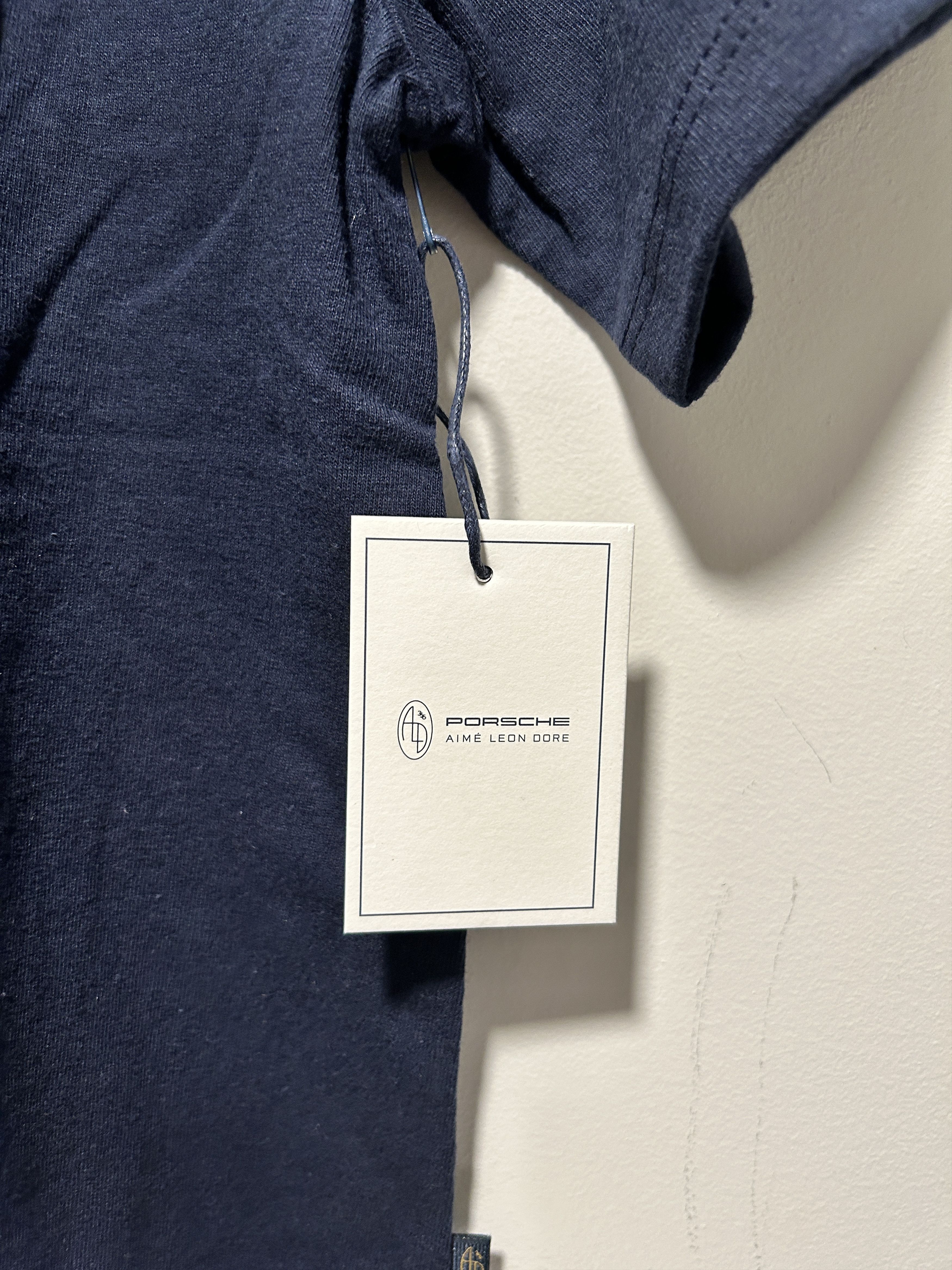 Aime Leon Dore × Porsche Design Aime Leon Dore ALD / Porsche 356 Tee - navy cursive Size US M / EU 48-50 / 2 - 4 Thumbnail
