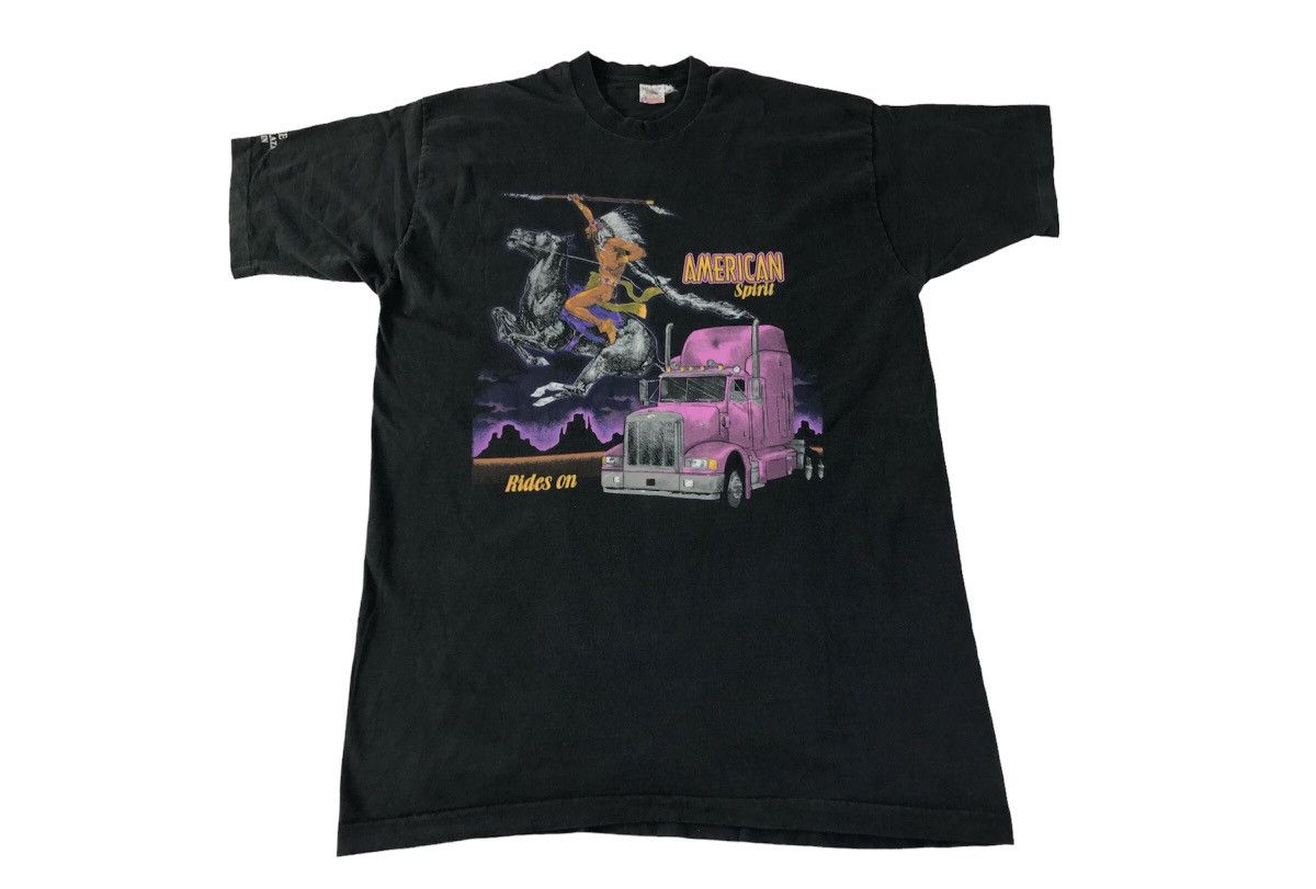Fruit Of The Loom × Vintage Paradise Auto Truck Plaza RochesterAmerican Spirit 3D Screen Size US XL / EU 56 / 4 - 1 Thumbnail