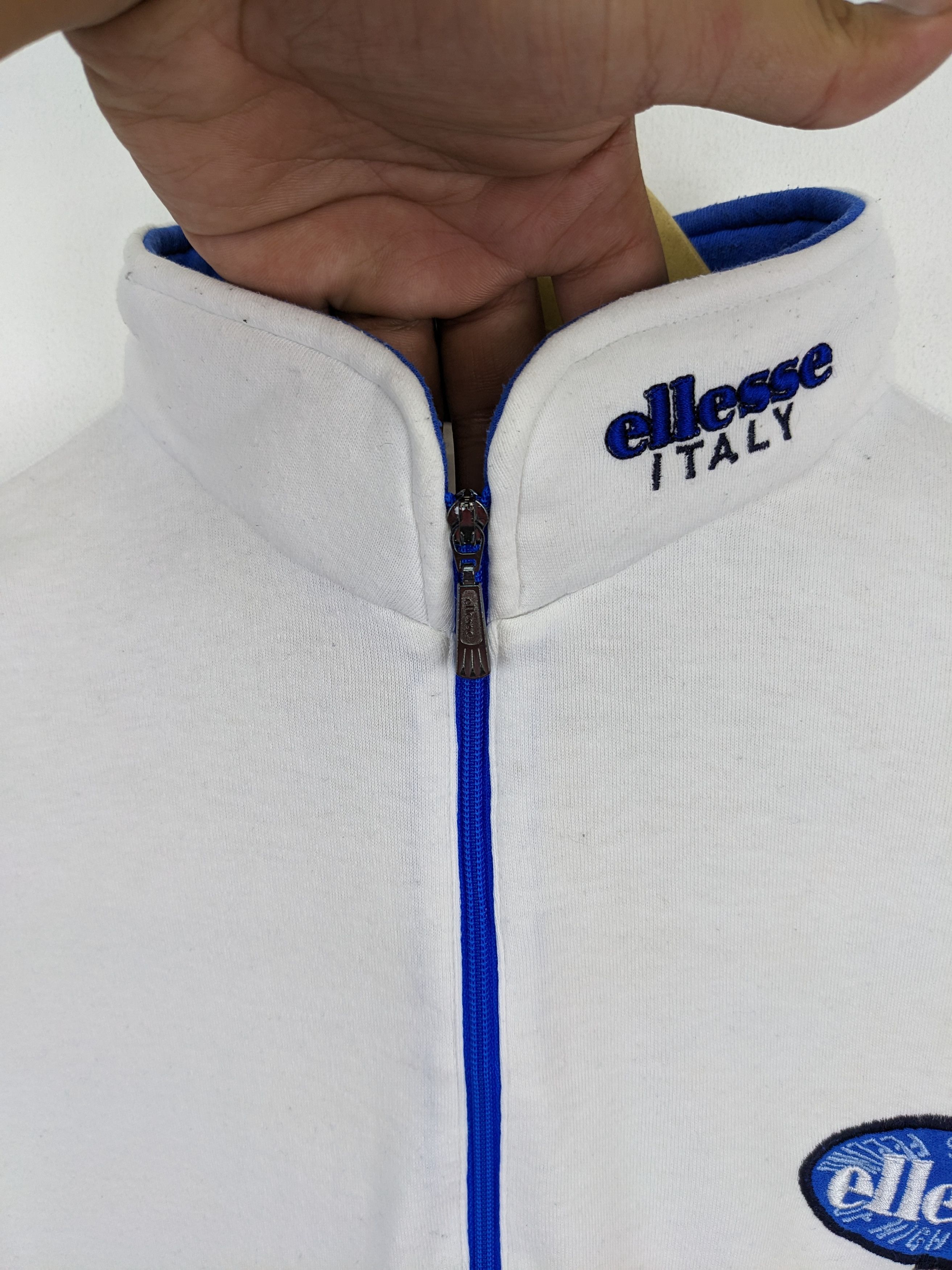 Ellesse × Japanese Brand Vintage Ellesse Italy Made By Goldwin Sweater Half Zip Size S / US 4 / IT 40 - 7 Thumbnail