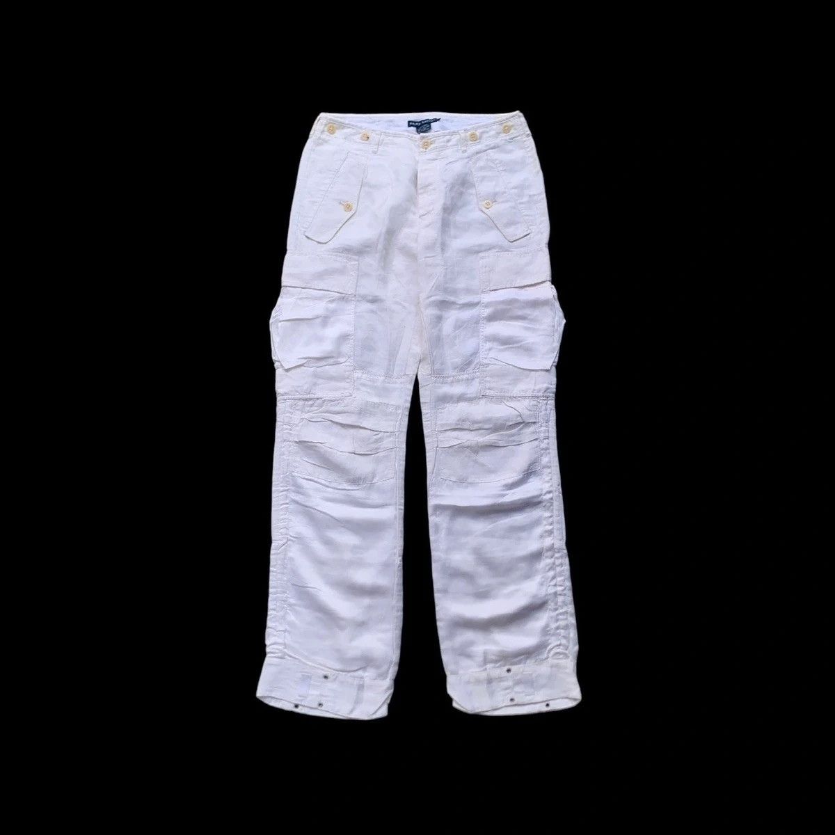 image of Polo Ralph Lauren x Ralph Lauren Vintage Ralph Laurent Multi Pocket Tactical Combat Silk Cargo in W