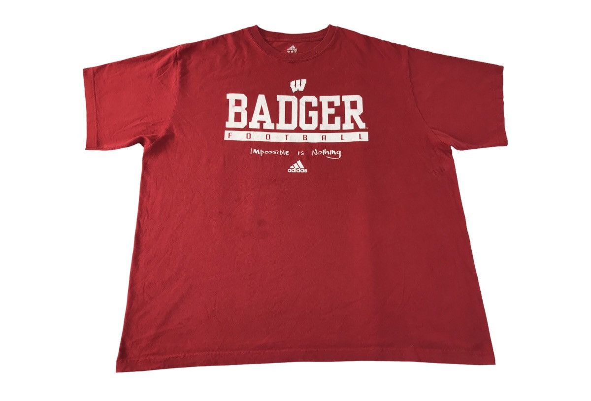 Adidas × NFL Adidas NFL Badgers Football League Spell Out Tee R146j Size US XXL / EU 58 / 5 - 1 Thumbnail