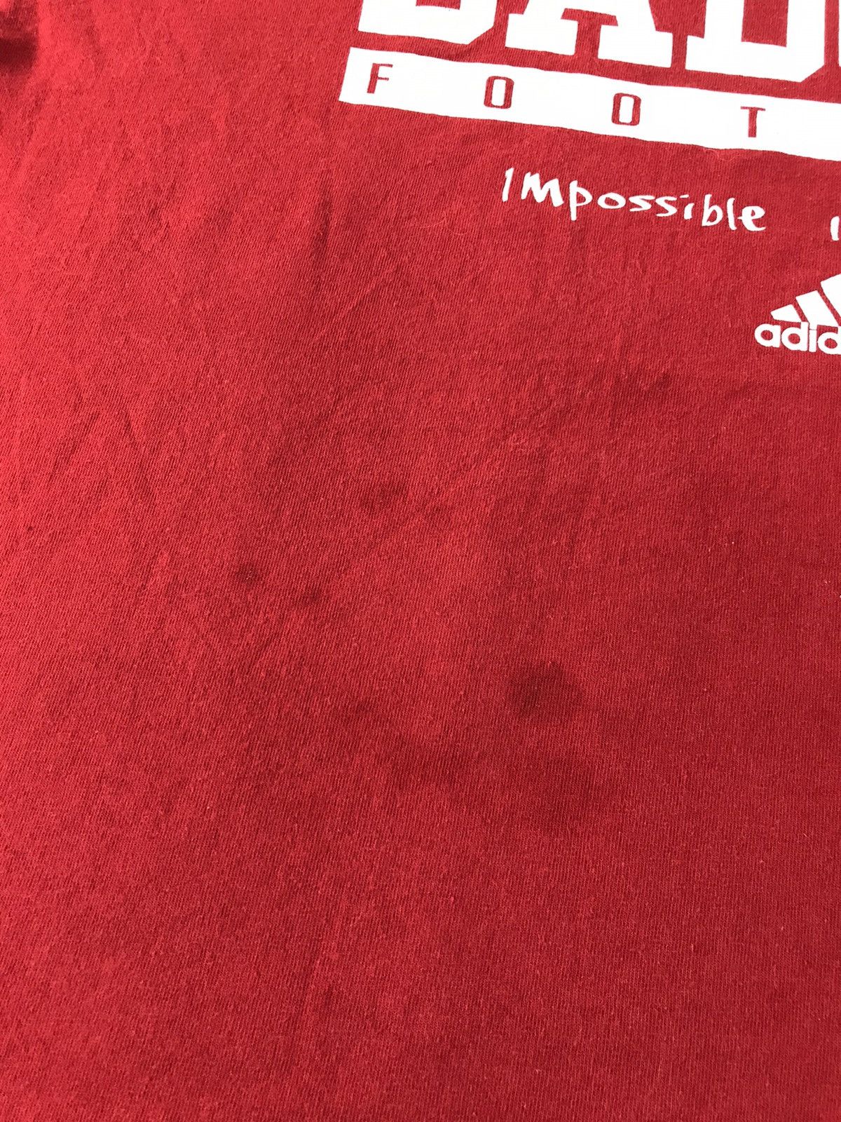 Adidas × NFL Adidas NFL Badgers Football League Spell Out Tee R146j Size US XXL / EU 58 / 5 - 8 Thumbnail