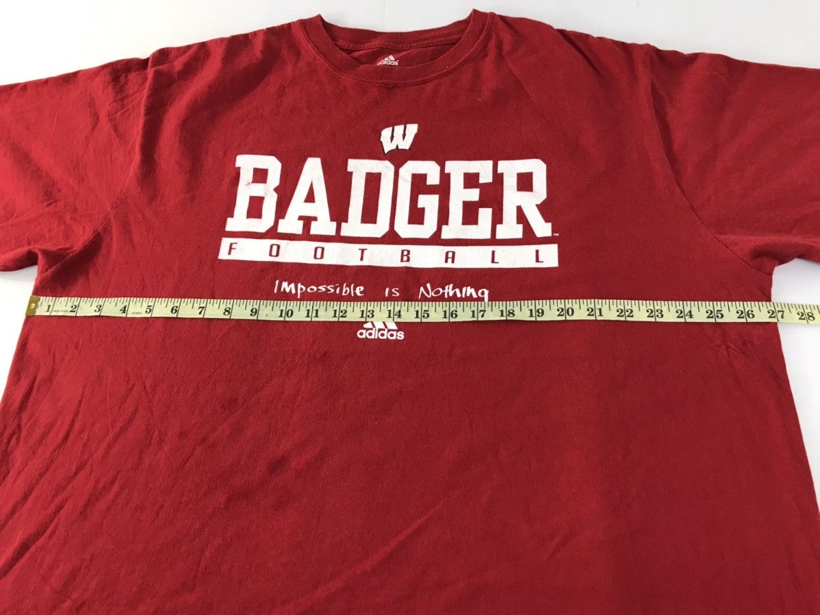 Adidas × NFL Adidas NFL Badgers Football League Spell Out Tee R146j Size US XXL / EU 58 / 5 - 5 Thumbnail