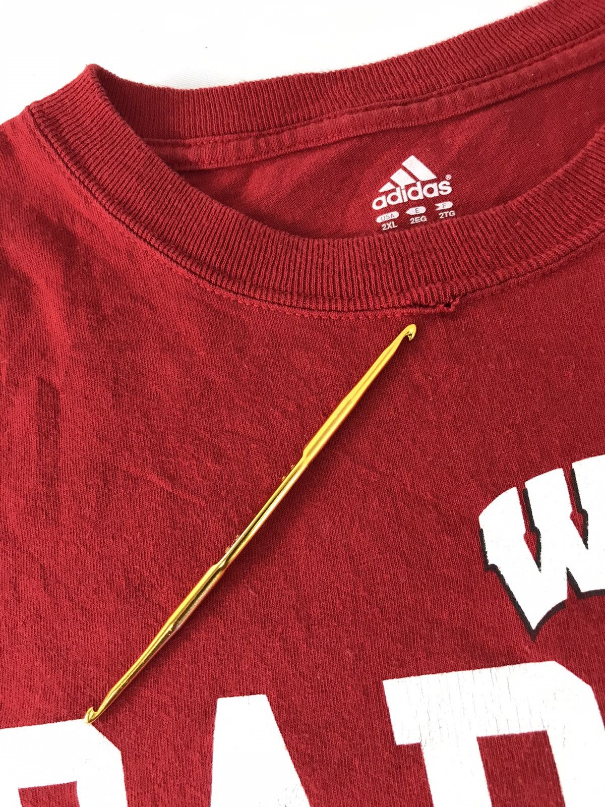 Adidas × NFL Adidas NFL Badgers Football League Spell Out Tee R146j Size US XXL / EU 58 / 5 - 9 Thumbnail