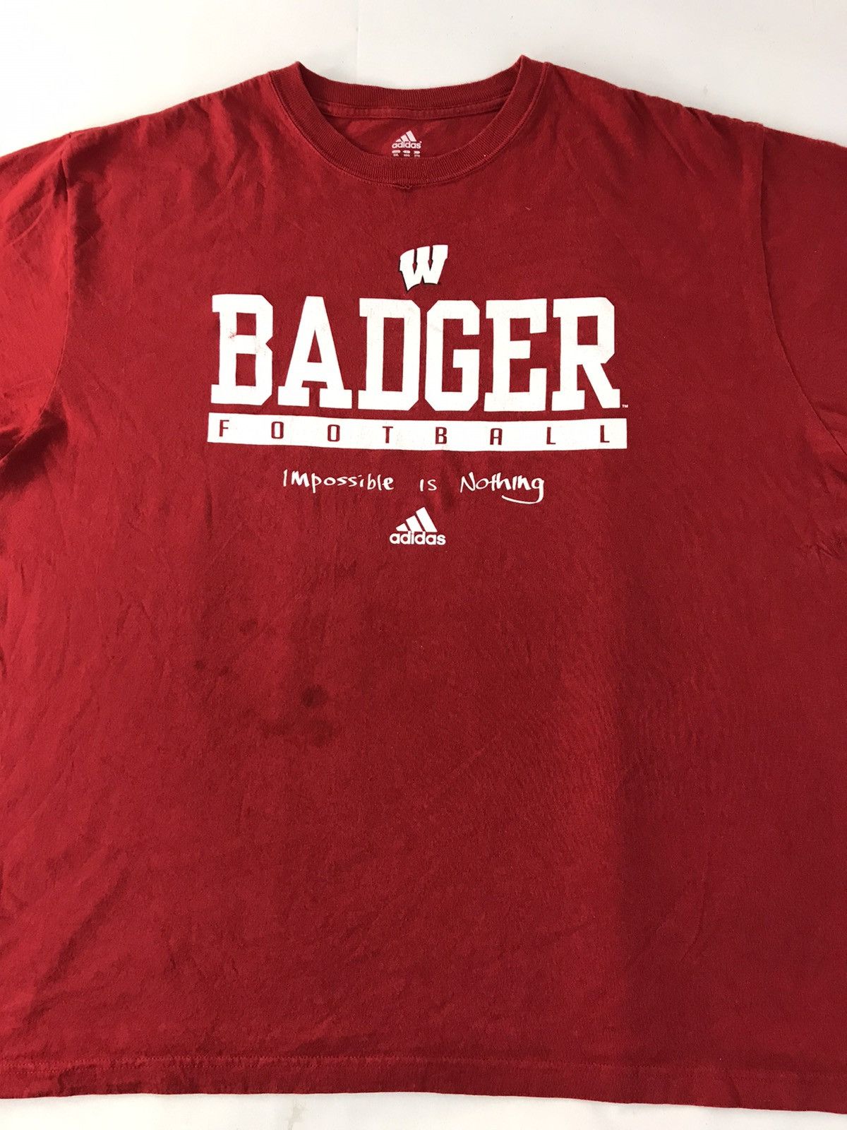 Adidas × NFL Adidas NFL Badgers Football League Spell Out Tee R146j Size US XXL / EU 58 / 5 - 2 Thumbnail