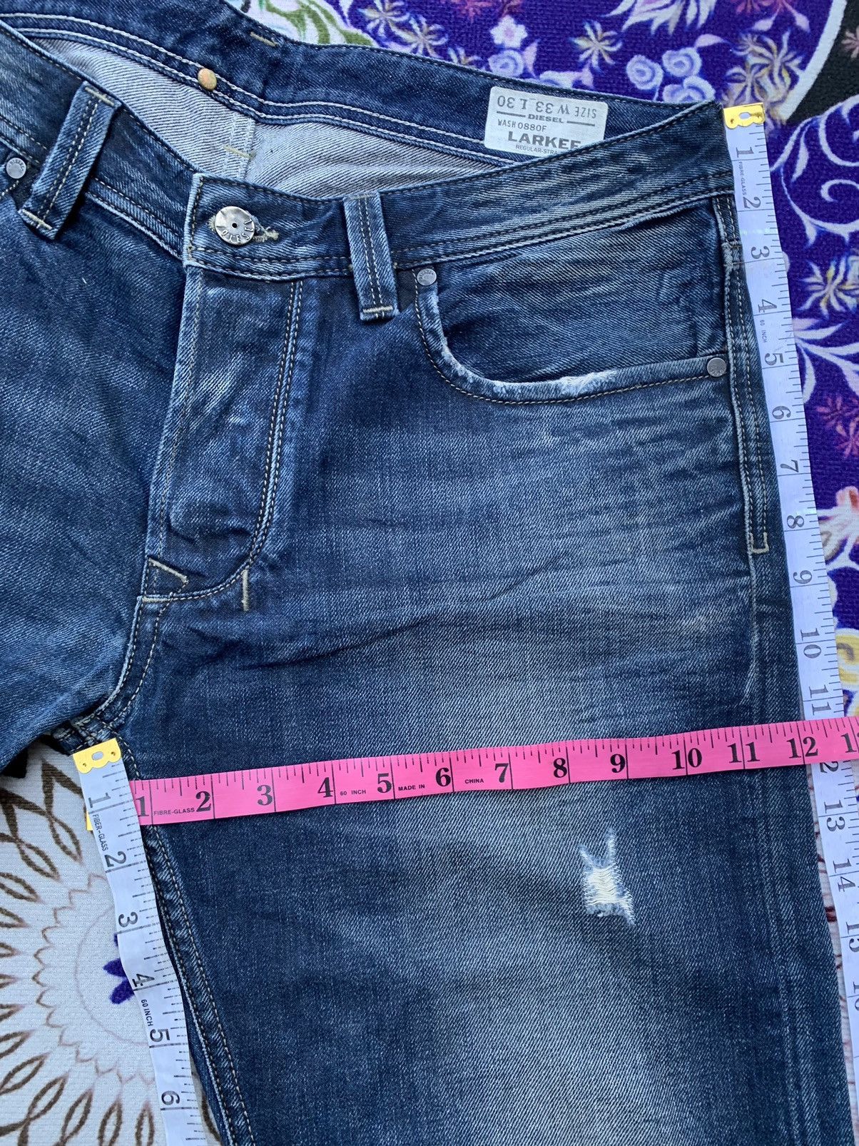 Diesel Diesel Larkee Distressed Denim Size US 36 / EU 52 - 13 Thumbnail