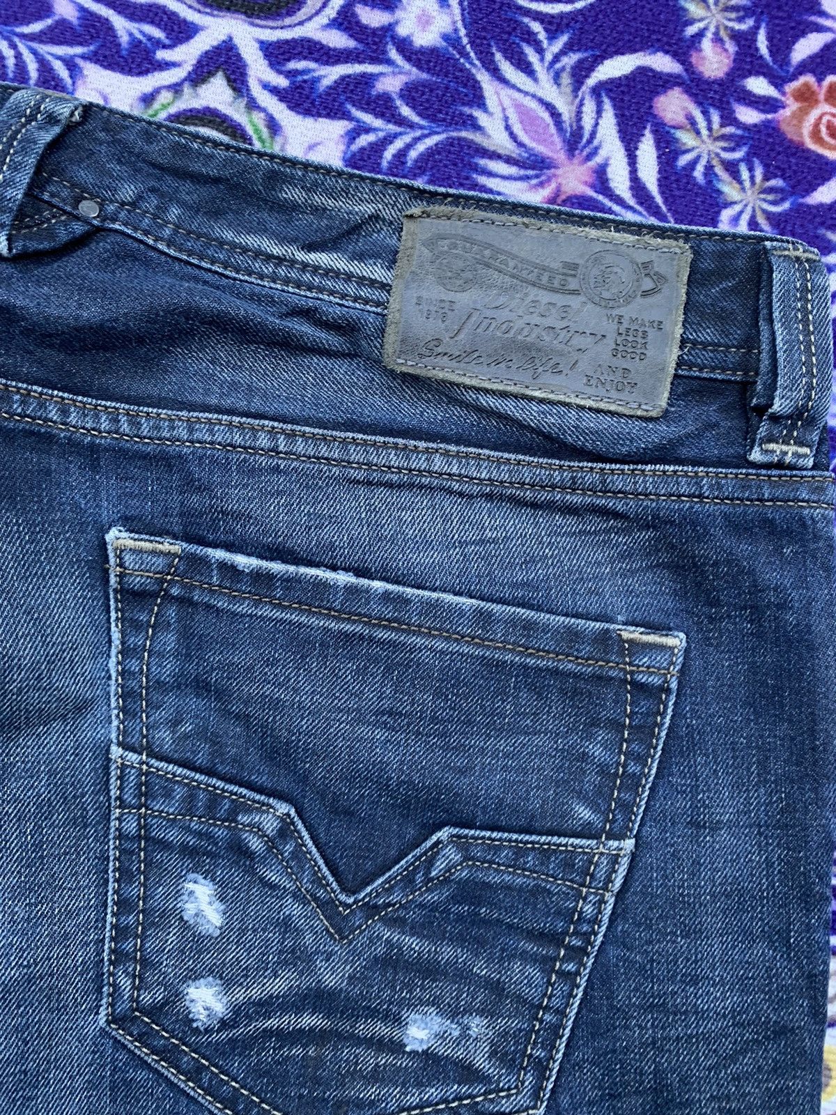 Diesel Diesel Larkee Distressed Denim Size US 36 / EU 52 - 11 Thumbnail