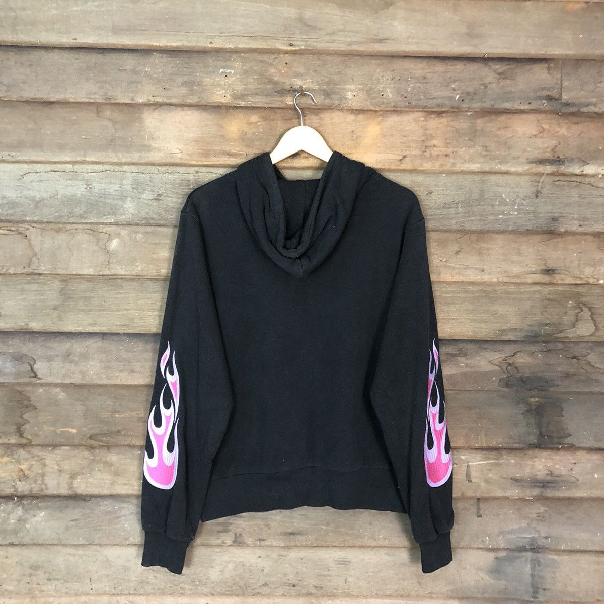 Japanese Brand × Vintage Infect Colour flame Black Sweatshirt #052B Size US L / EU 52-54 / 3 - 12 Thumbnail