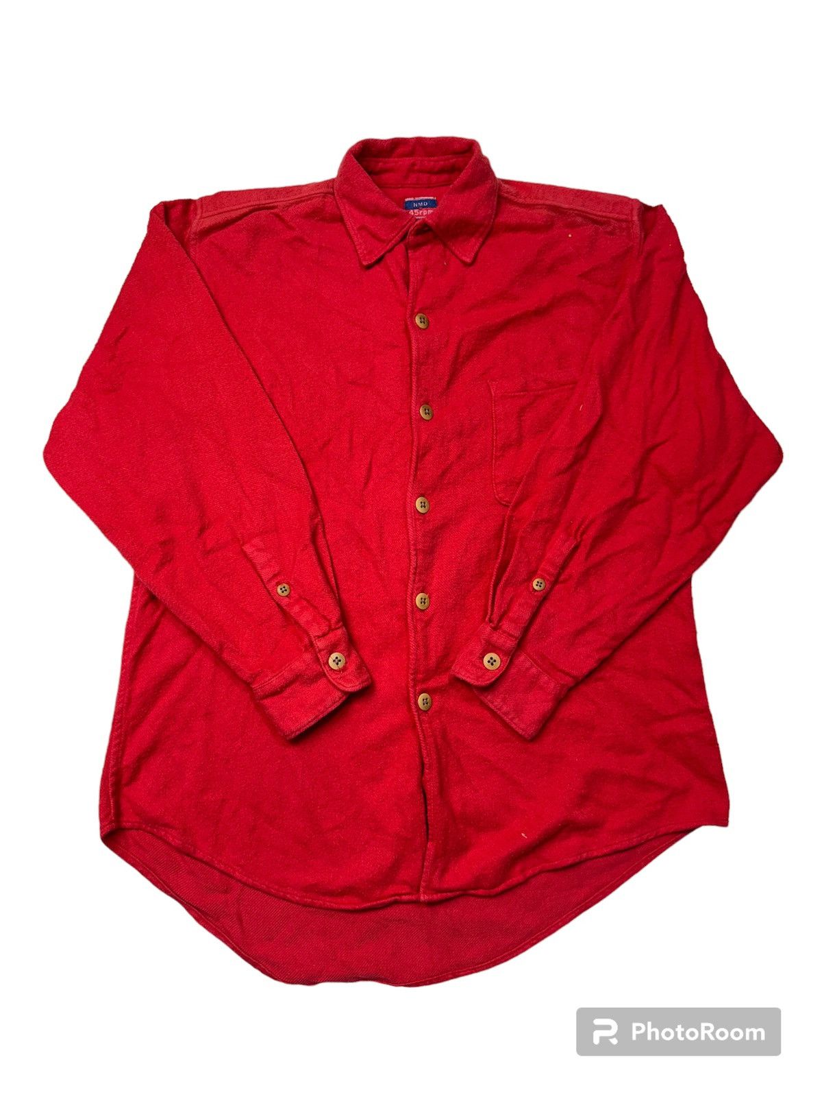 45rpm 45rpm wools button up long sleeve shirt Size US M / EU 48-50 / 2 - 1 Thumbnail