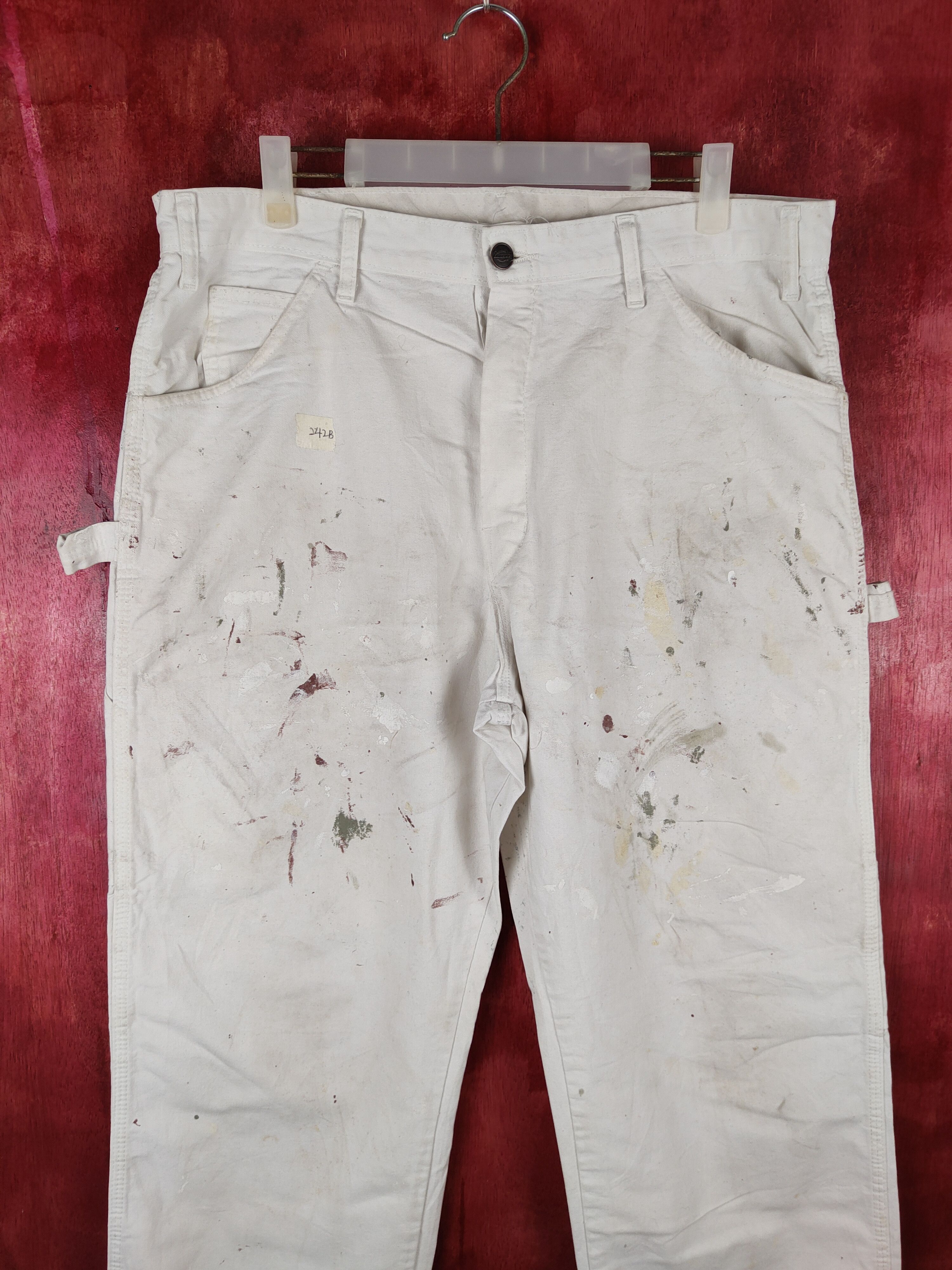 Dickies Dickies painter White Multi Pocket vintage Pants #242B Size US 34 / EU 50 - 2 Thumbnail