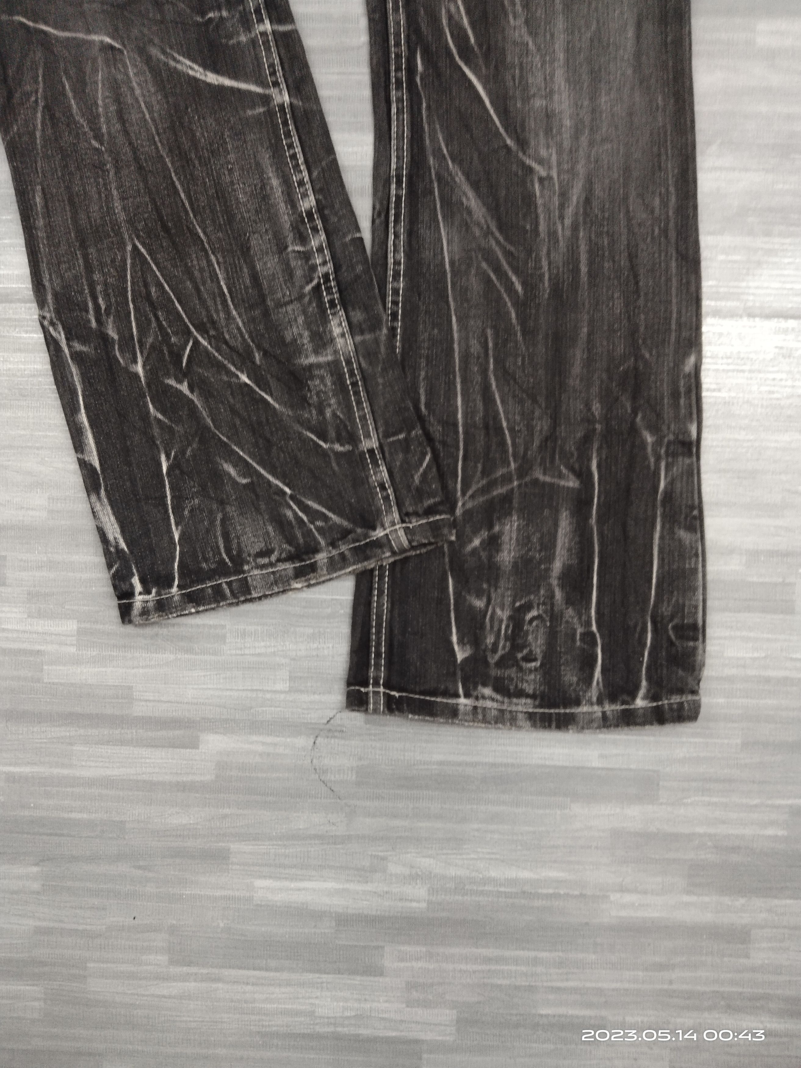 Japanese Brand FLARE SICK WASHED NYLAUS DENIM PA Size US 31 - 7 Thumbnail