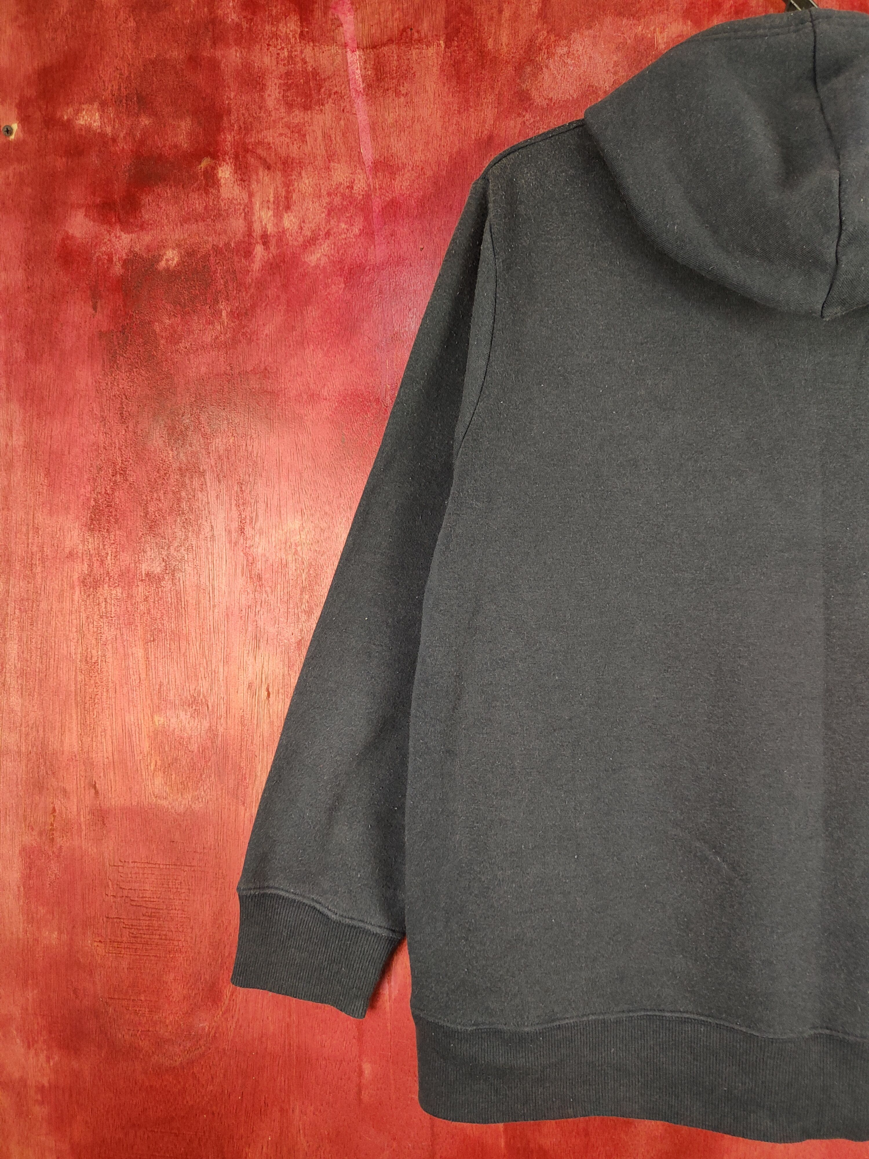 Disney × Japanese Brand × Mickey Mouse Disney Dark Blue Faded Mickey Mouse Hoodie Sweatshirt #290B Size US L / EU 52-54 / 3 - 9 Thumbnail