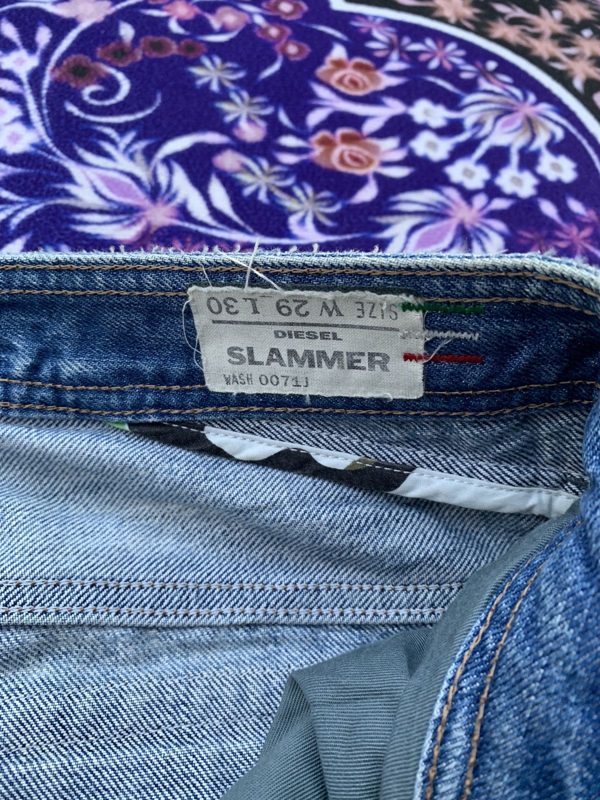 Diesel Vintage Diesel Industry Distressed Denim Size US 33 - 7 Thumbnail