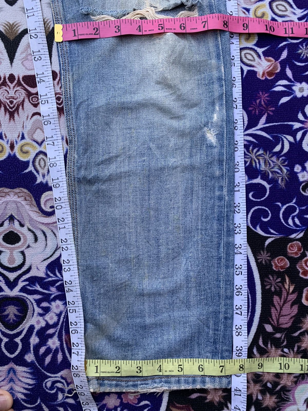 Diesel Vintage Diesel Industry Distressed Denim Size US 33 - 16 Thumbnail