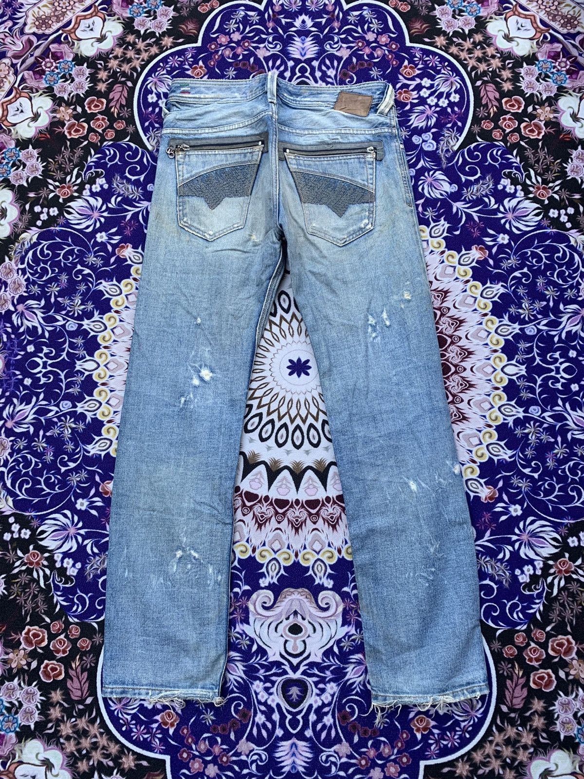 Diesel Vintage Diesel Industry Distressed Denim Size US 33 - 8 Thumbnail