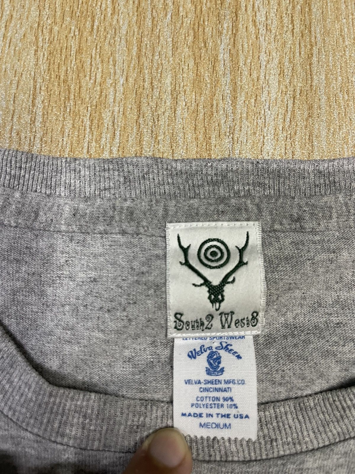 South2 West8 🔥 South2 West8 Logo Pocket Tee Nepenthes USA Size US M / EU 48-50 / 2 - 5 Thumbnail