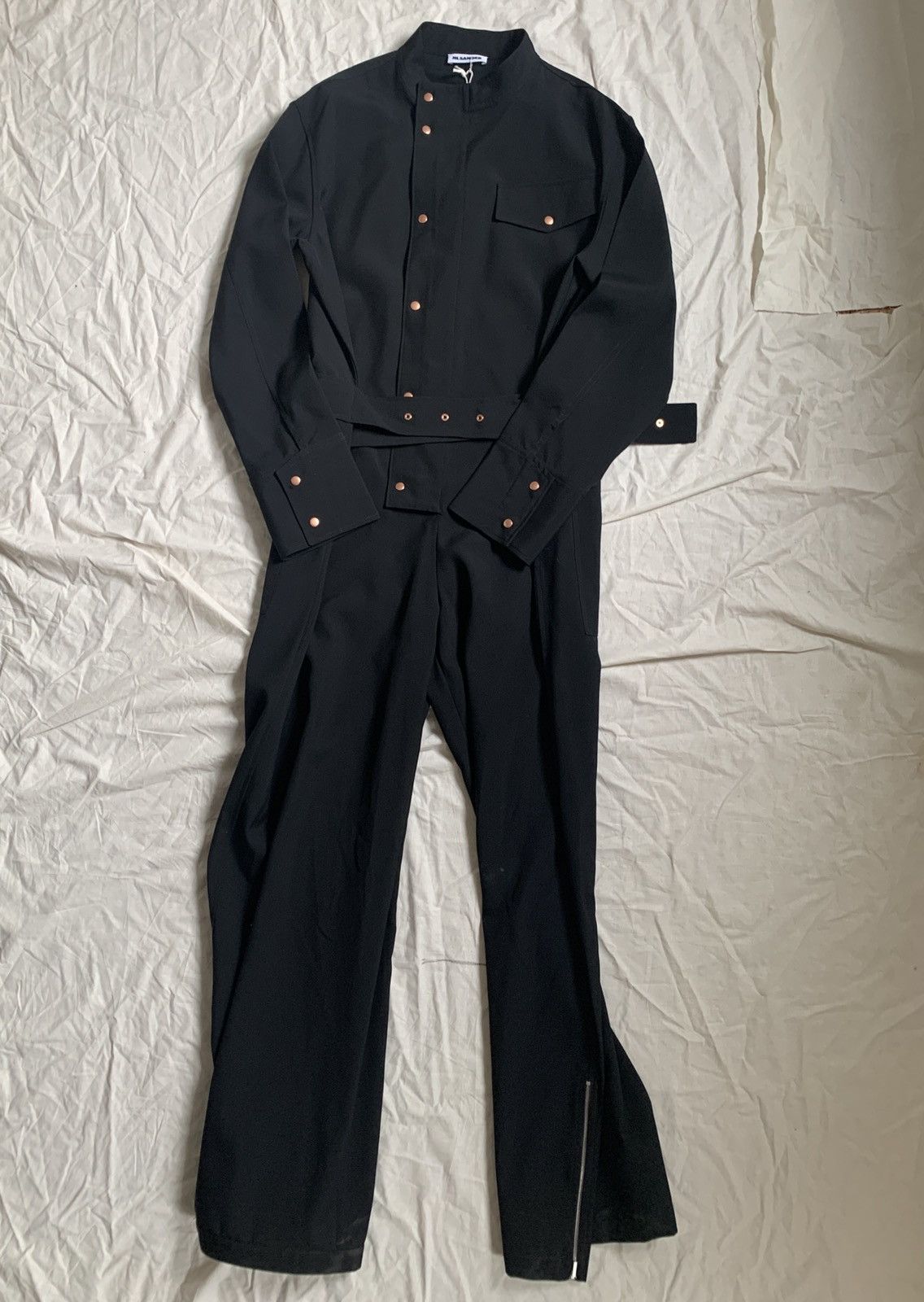 image of Jil Sander Ss22 Jumpsuit in Black, Men's (Size Medium)