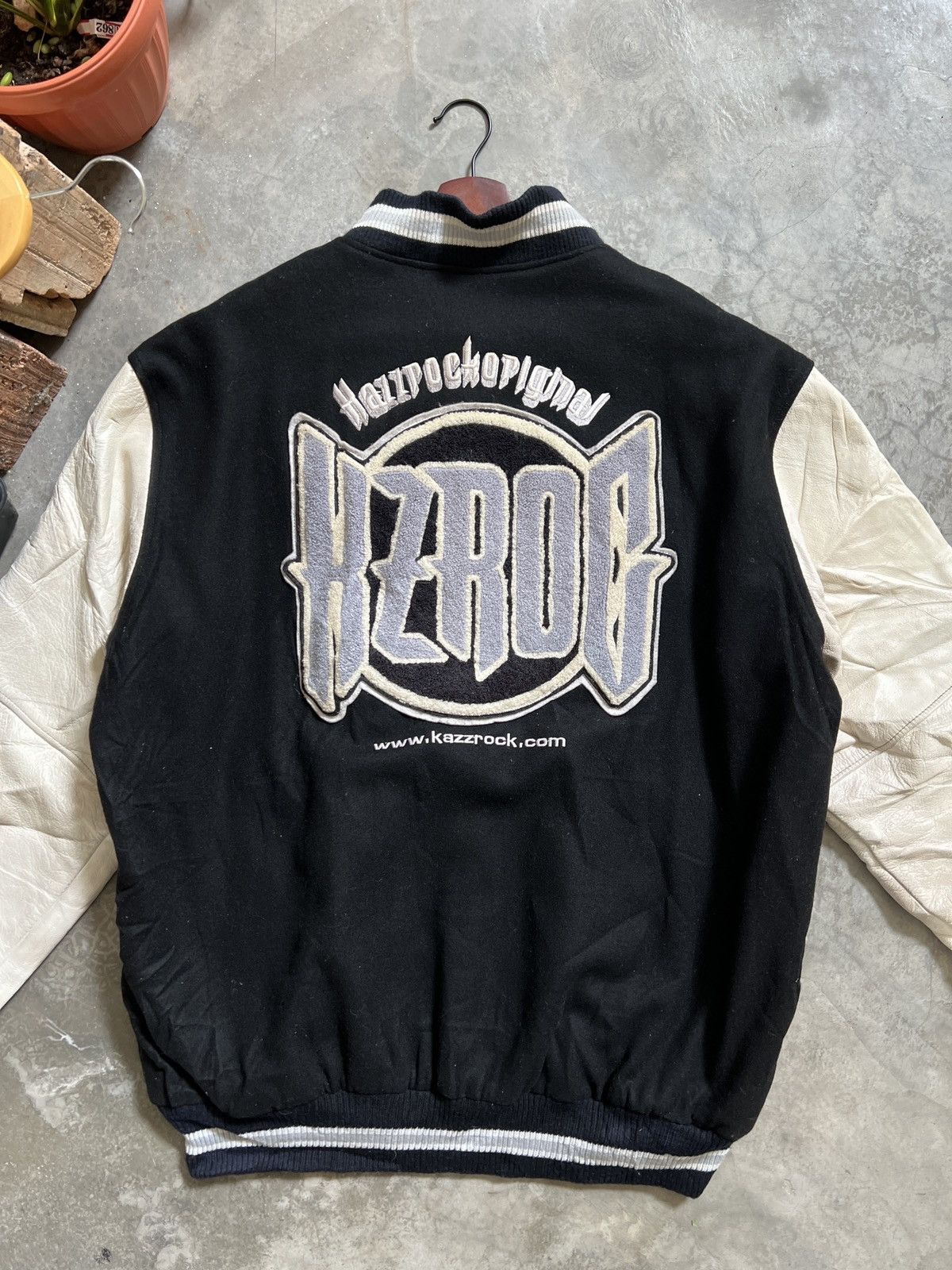Other Steals 🖤🏴‍☠️ Kazzrock Wool Leather Quilted Varsity Size US XL / EU 56 / 4 - 6 Thumbnail