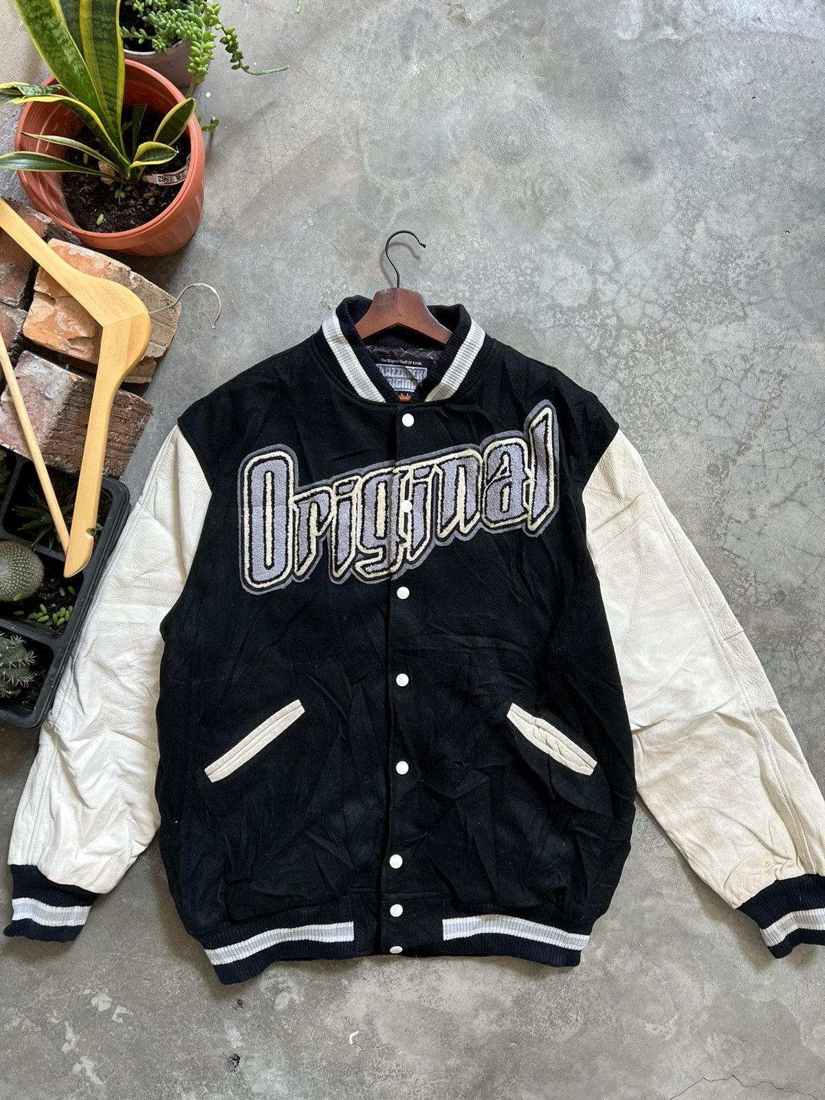 Other Steals 🖤🏴‍☠️ Kazzrock Wool Leather Quilted Varsity Size US XL / EU 56 / 4 - 7 Thumbnail