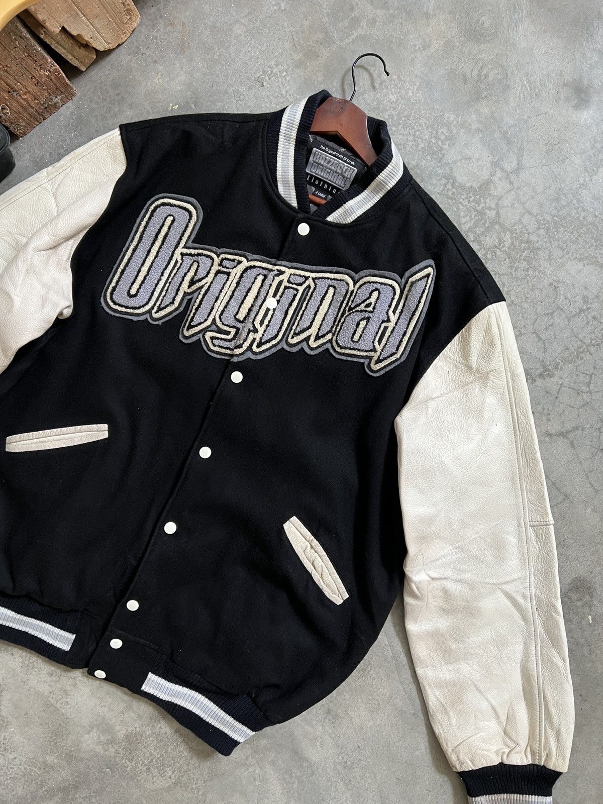 Other Steals 🖤🏴‍☠️ Kazzrock Wool Leather Quilted Varsity Size US XL / EU 56 / 4 - 12 Thumbnail