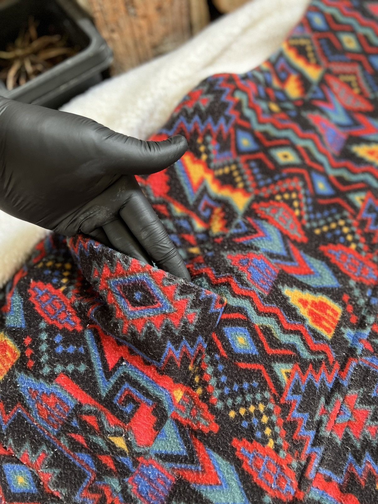 Japanese Brand × Native × Vintage Vintage 🖤 Native Deep Pile Fleece Riversible Vest Size US M / EU 48-50 / 2 - 10 Thumbnail
