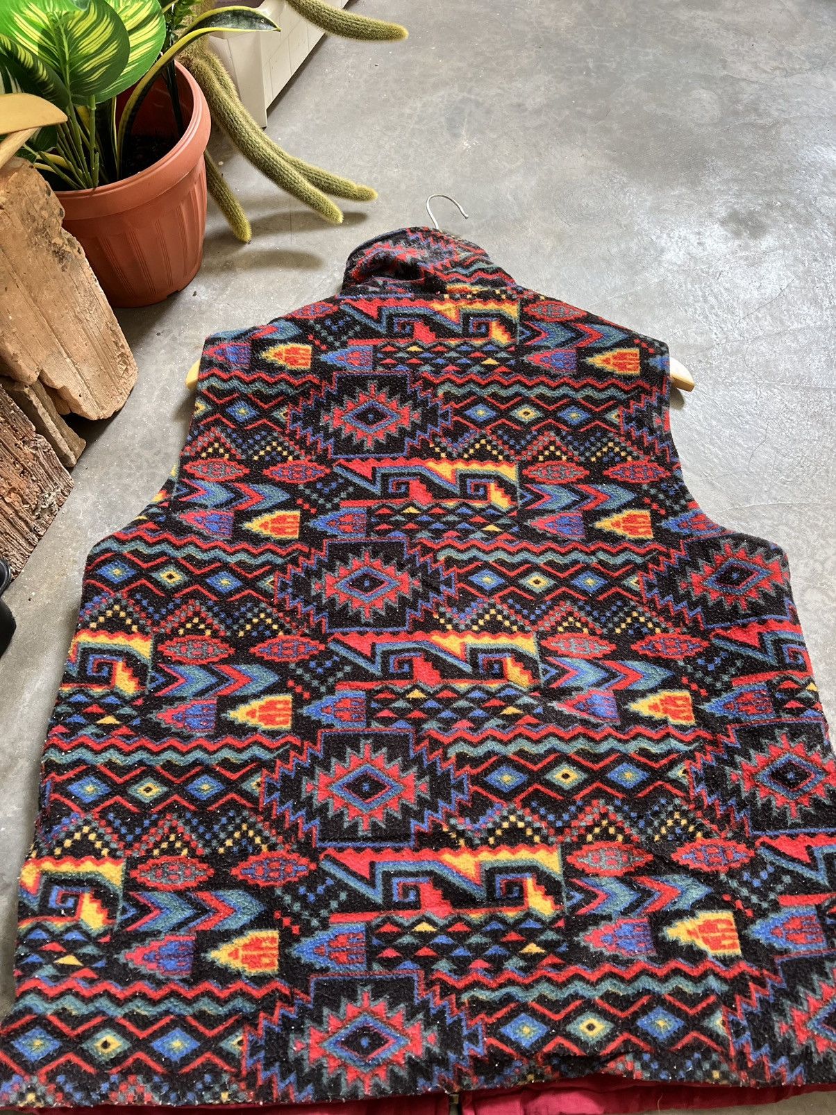 Japanese Brand × Native × Vintage Vintage 🖤 Native Deep Pile Fleece Riversible Vest Size US M / EU 48-50 / 2 - 14 Thumbnail