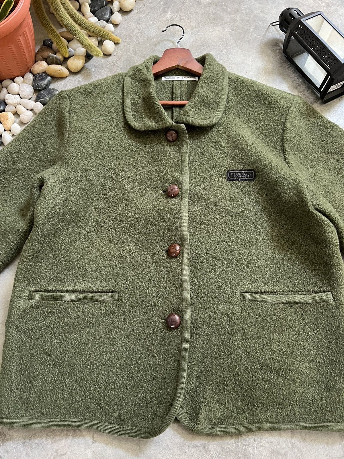 Japanese Brand × Mademoiselle Non Non 🔥 VTG🔥Japanese Mademoiselle NON NON Cardigan With Pockets Size US M / EU 48-50 / 2 - 11 Thumbnail