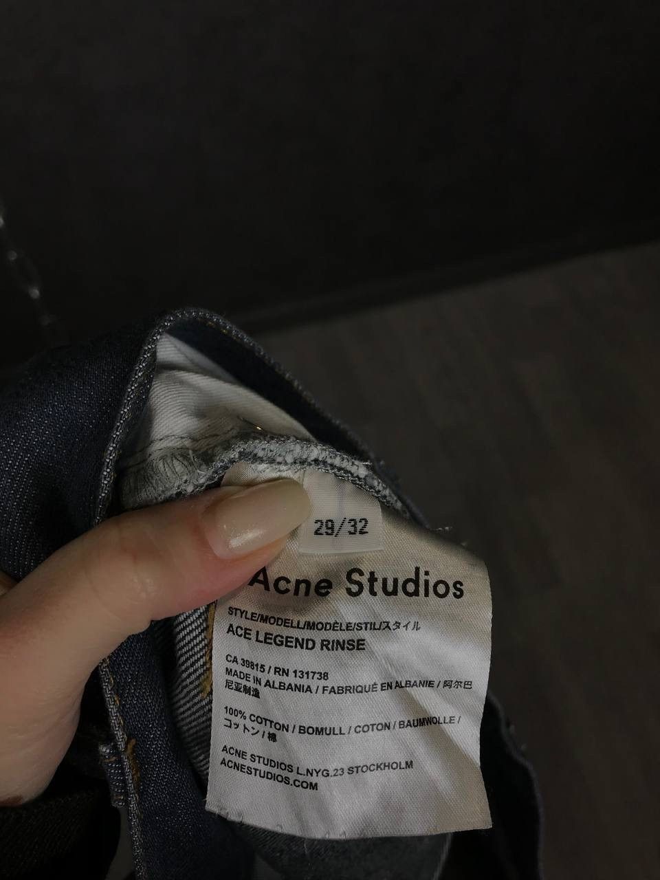 Acne Studios Acne Studios luxury streetwear denim jeans Size US 29 - 4 Thumbnail