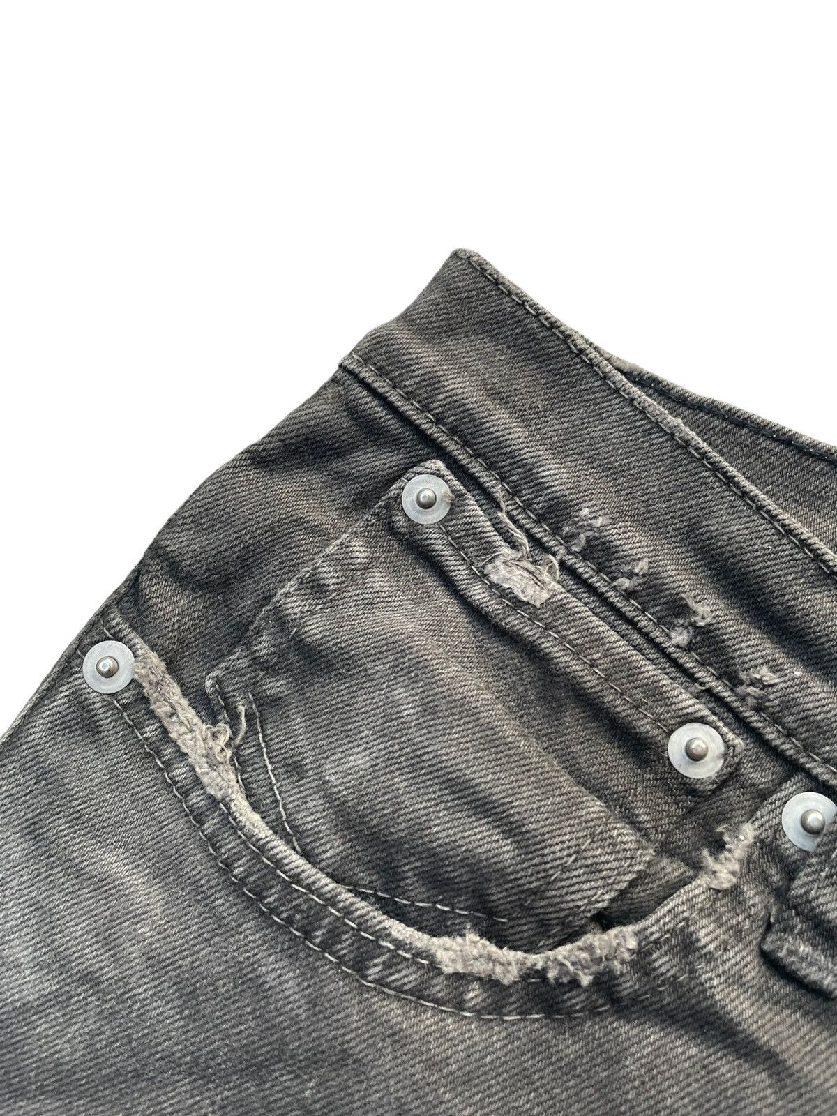 Japanese Brand RNA Custom Distresed Denim Size US 32 / EU 48 - 7 Thumbnail