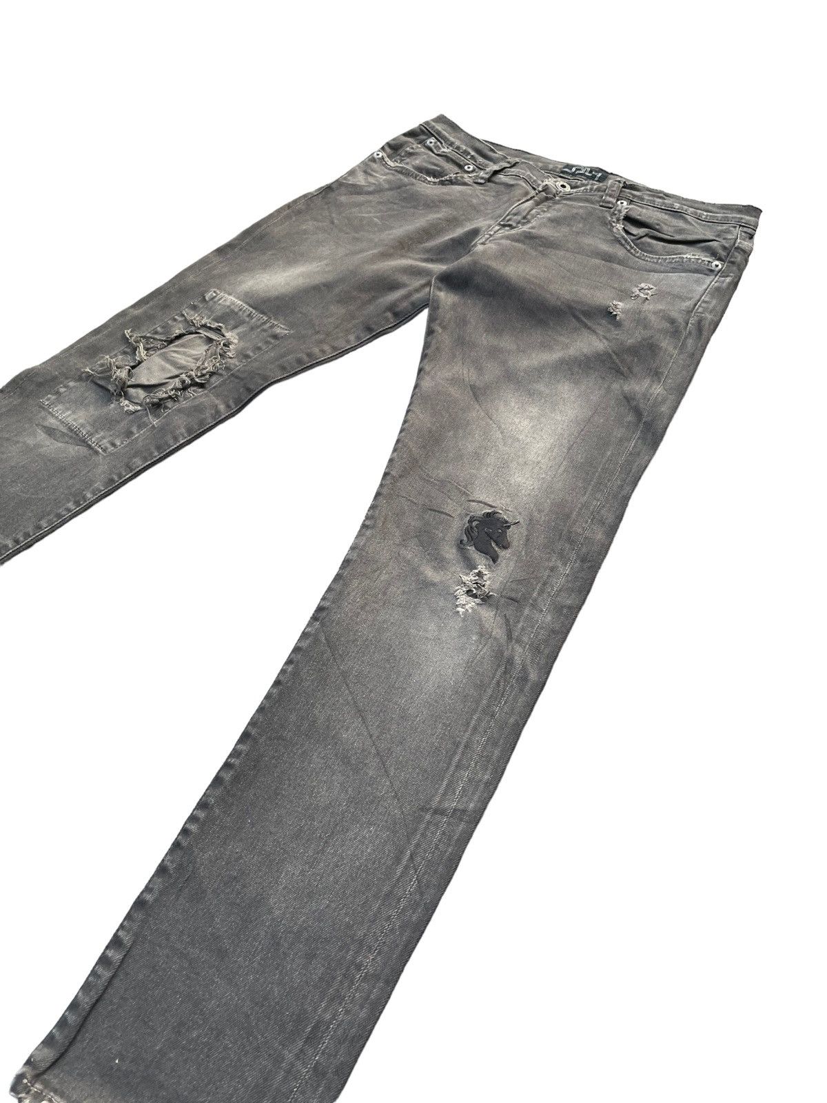 Japanese Brand RNA Custom Distresed Denim Size US 32 / EU 48 - 2 Thumbnail