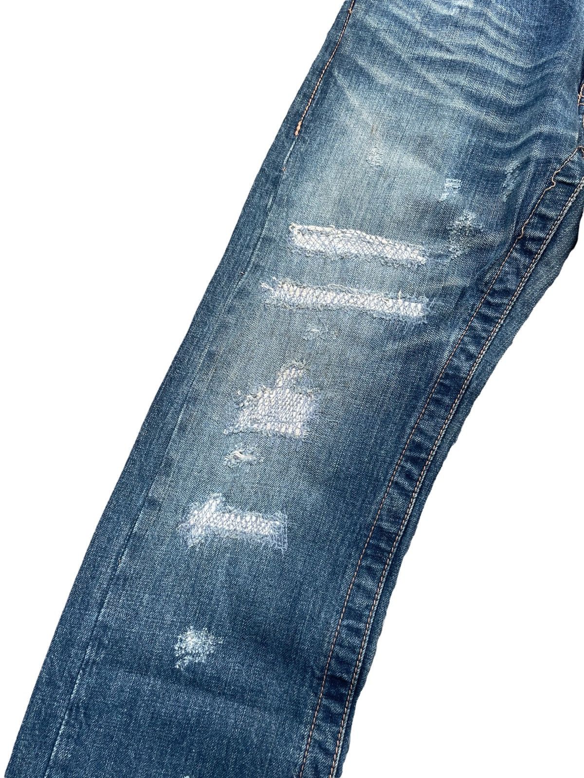 Japanese Brand Trim Distresed Rework Denim Size US 32 / EU 48 - 5 Thumbnail