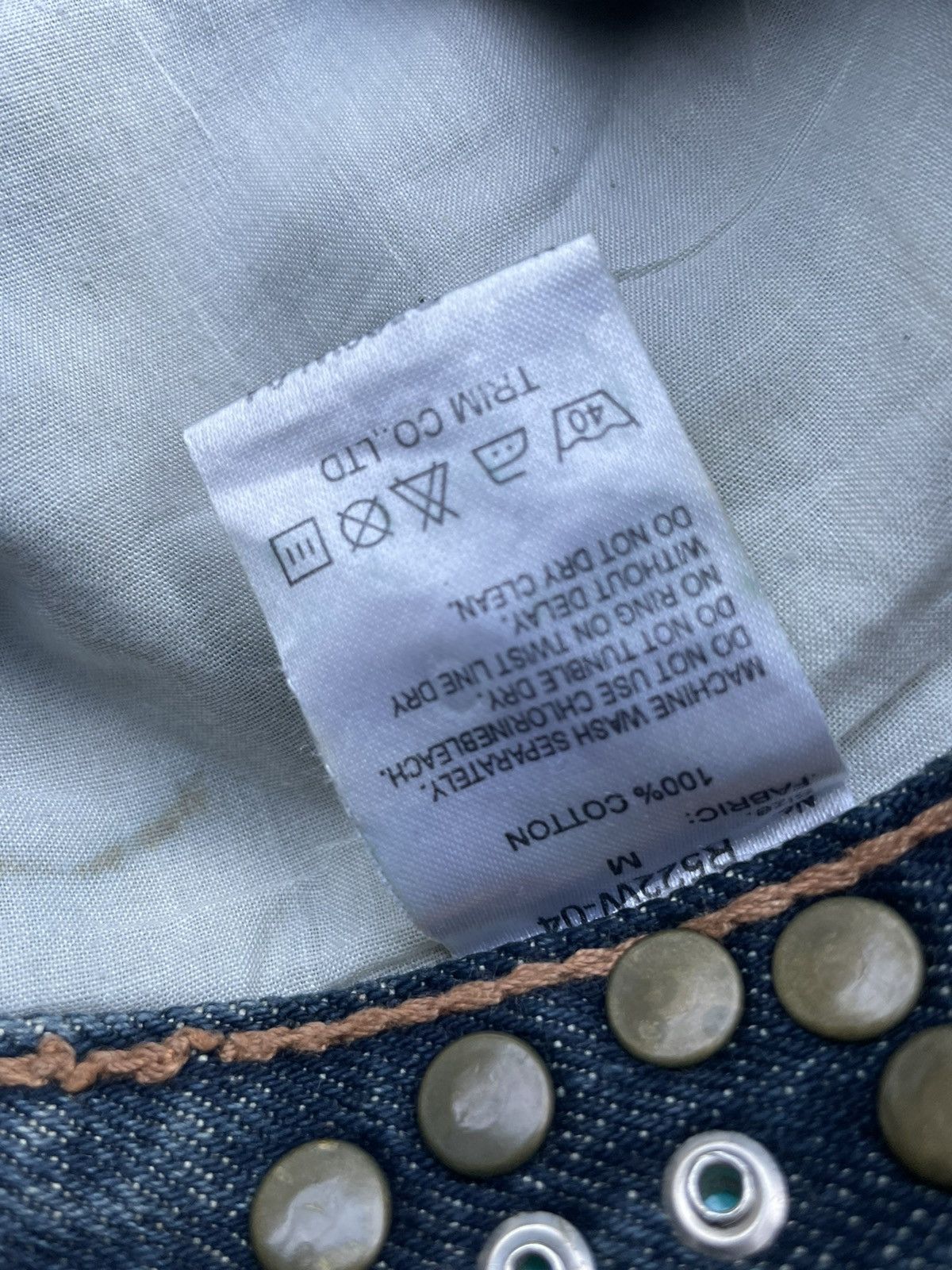 Japanese Brand Trim Distresed Rework Denim Size US 32 / EU 48 - 13 Thumbnail